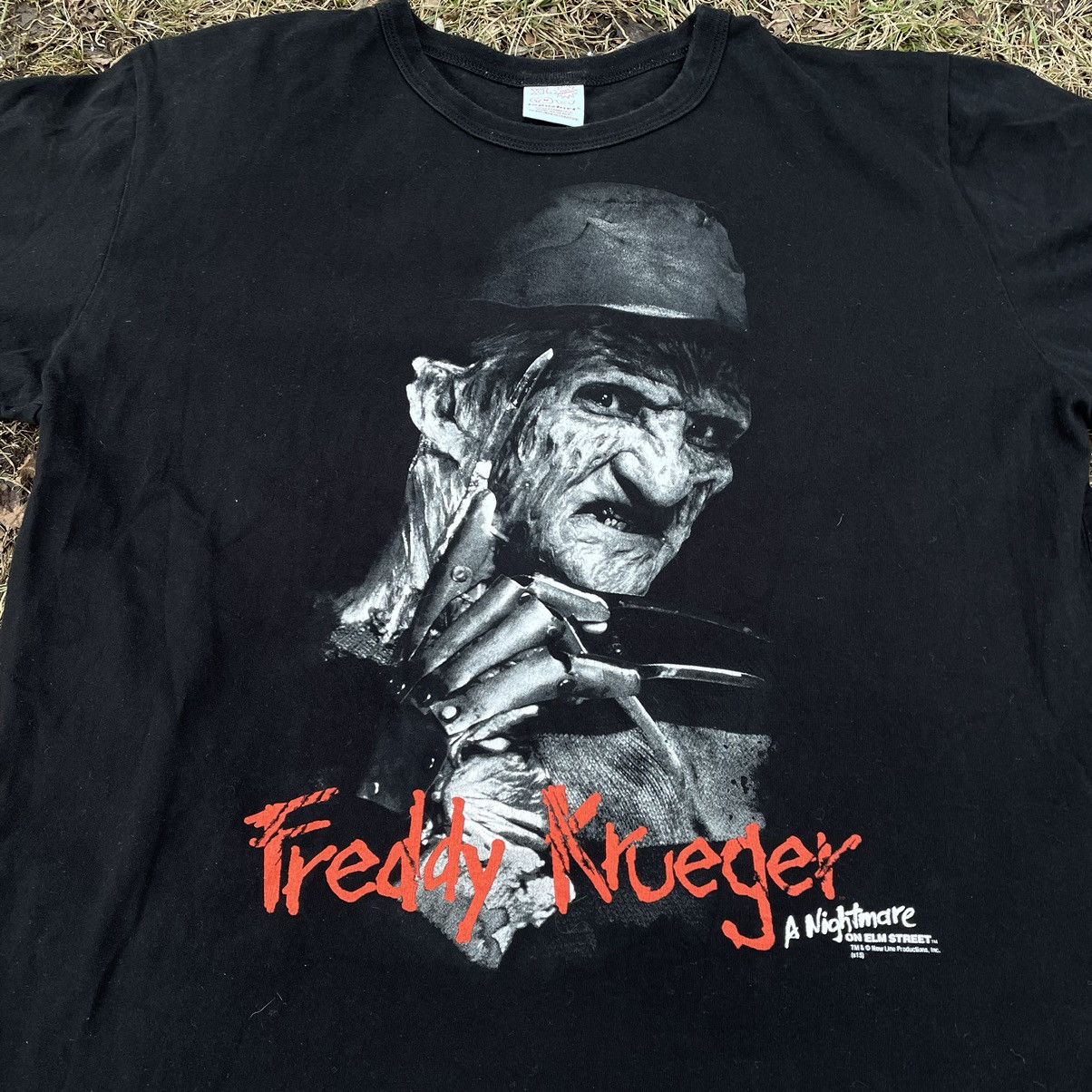 Vintage Vintage 90s Freddy Krueger Horror Graphic Tee Grunge Dark L Size US L / EU 52-54 / 3 - 4 Thumbnail