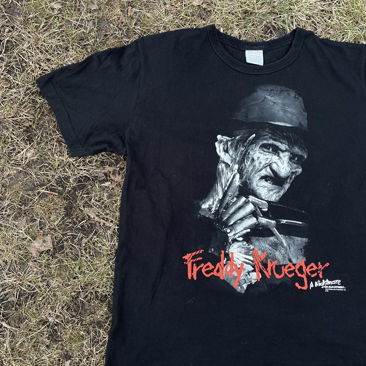 Vintage Vintage 90s Freddy Krueger Horror Graphic Tee Grunge Dark L Size US L / EU 52-54 / 3 - 3 Thumbnail