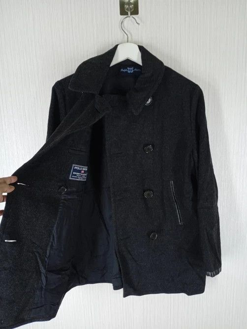 Polo Ralph Lauren Rare Vintage Double Breasted Polo Ralph Lauren Wool Coat Size US M / EU 48-50 / 2 - 6 Thumbnail