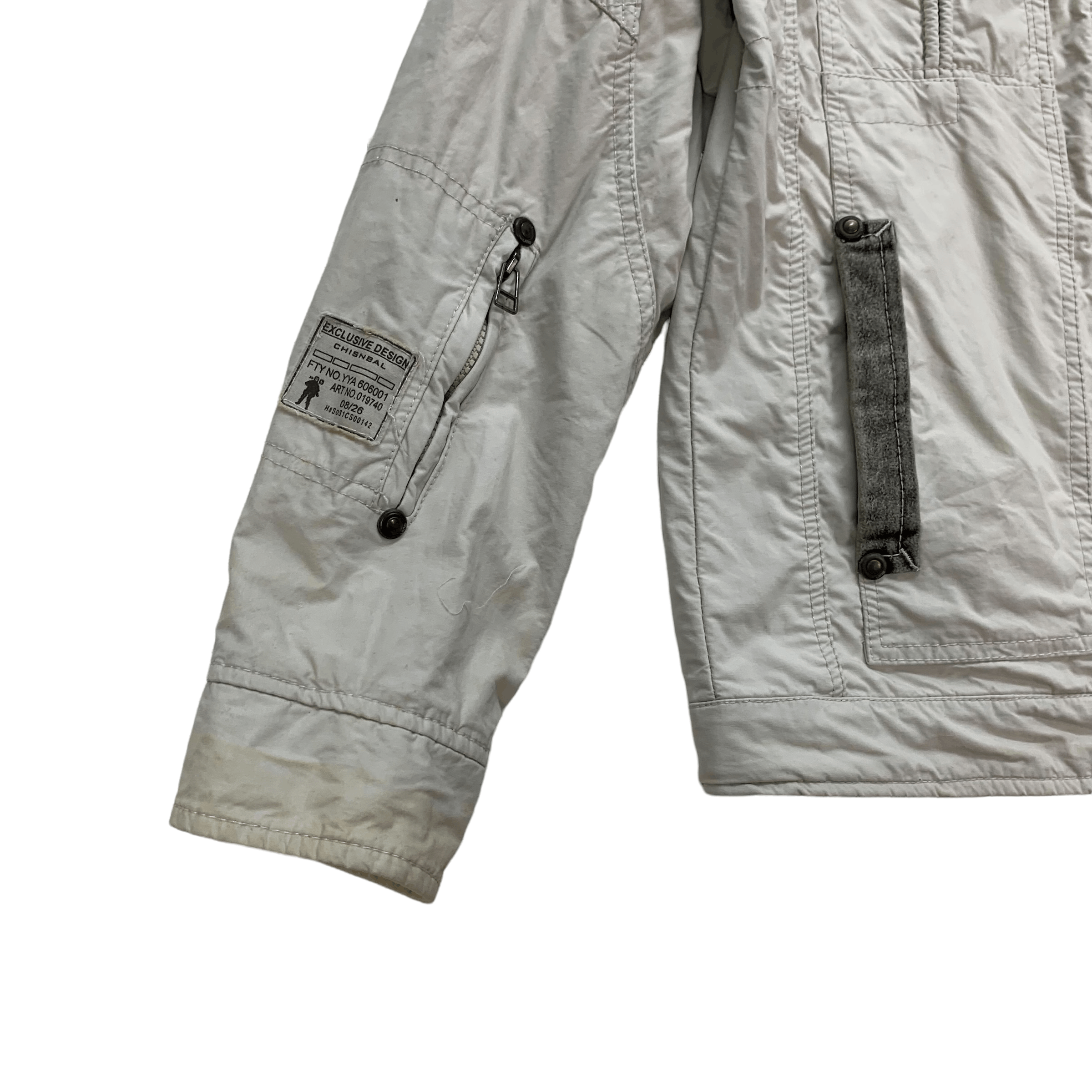Japanese Brand Chisnbal Fashion Design Multipocket Jacket #4119-143 Size US M / EU 48-50 / 2 - 9 Thumbnail
