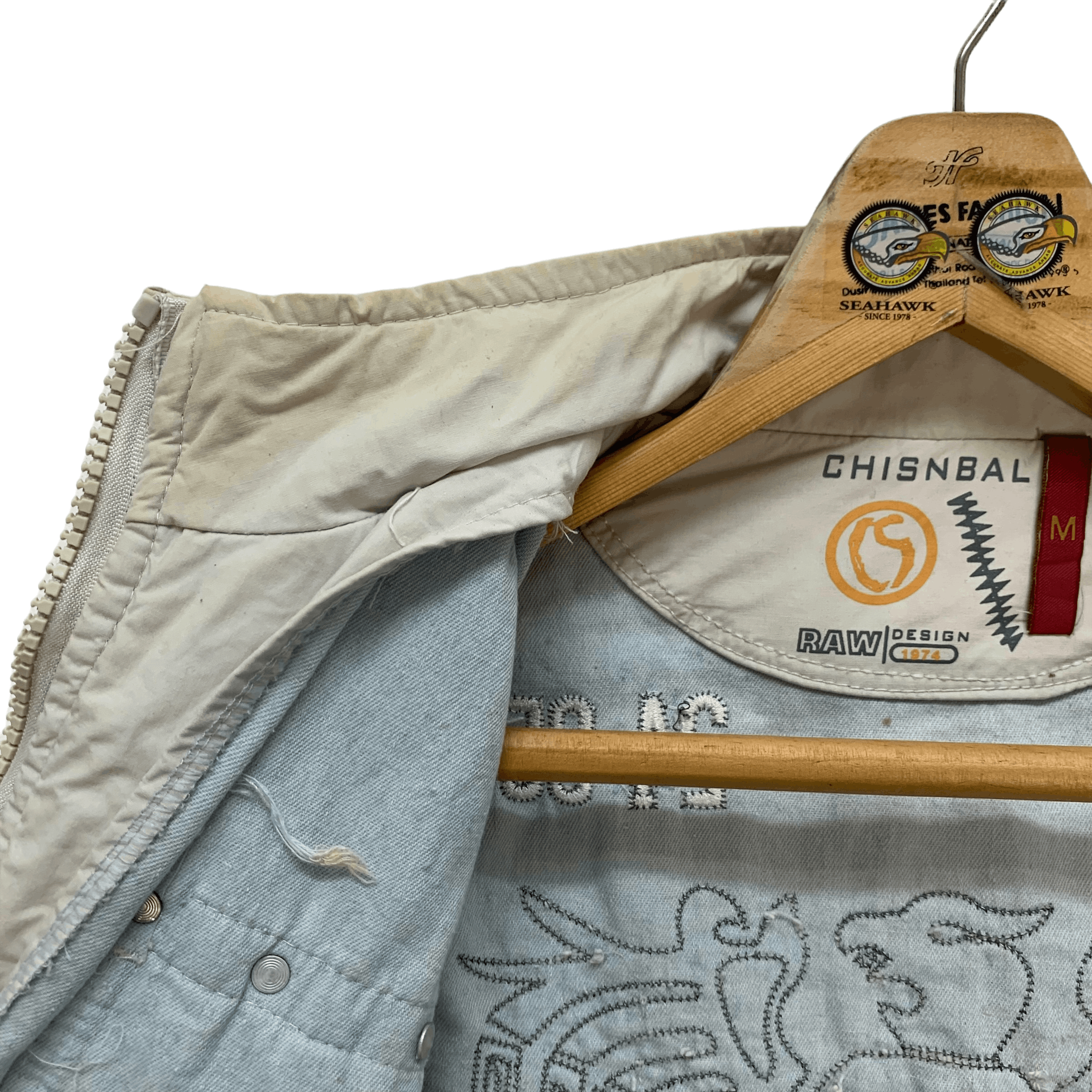Japanese Brand Chisnbal Fashion Design Multipocket Jacket #4119-143 Size US M / EU 48-50 / 2 - 12 Thumbnail