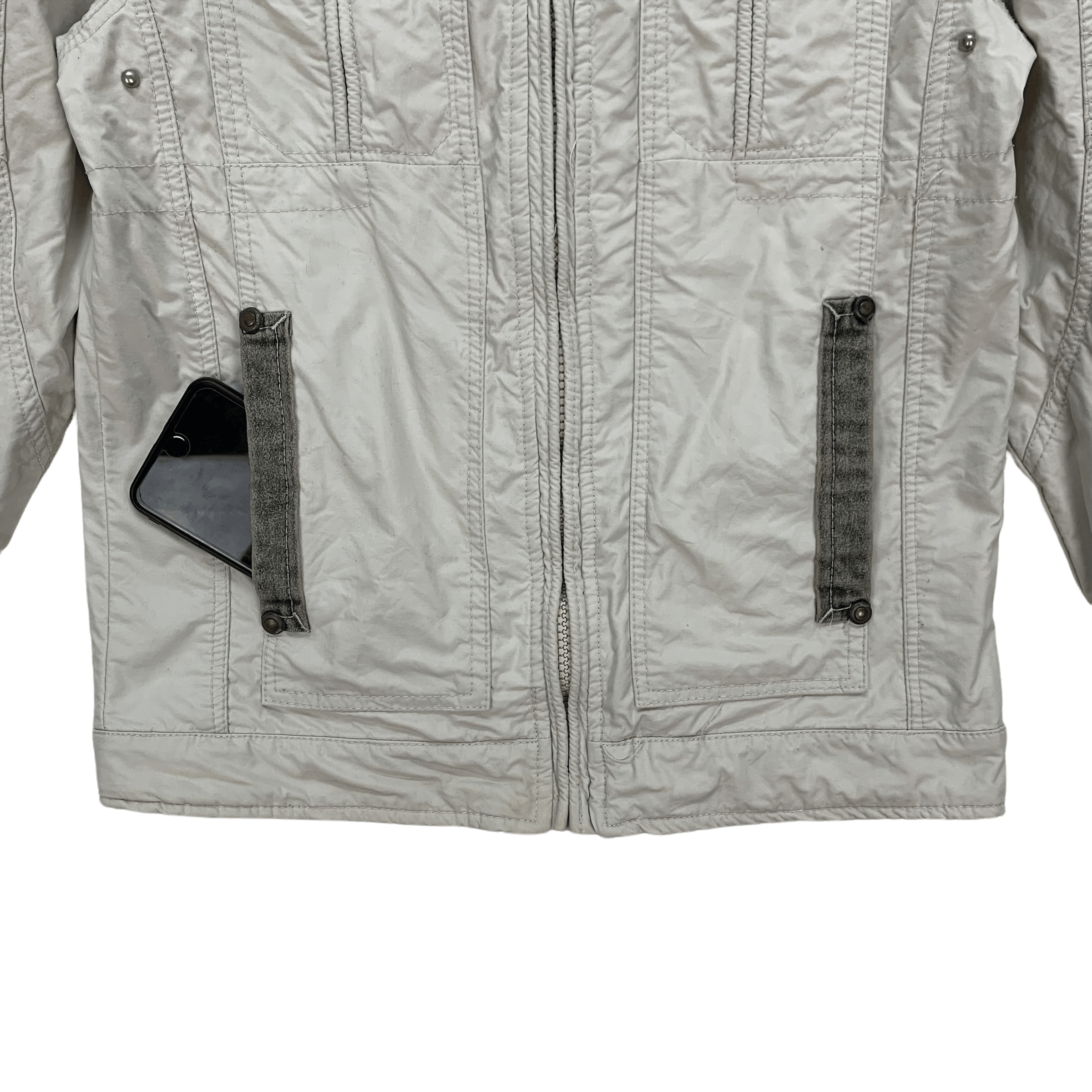 Japanese Brand Chisnbal Fashion Design Multipocket Jacket #4119-143 Size US M / EU 48-50 / 2 - 8 Thumbnail