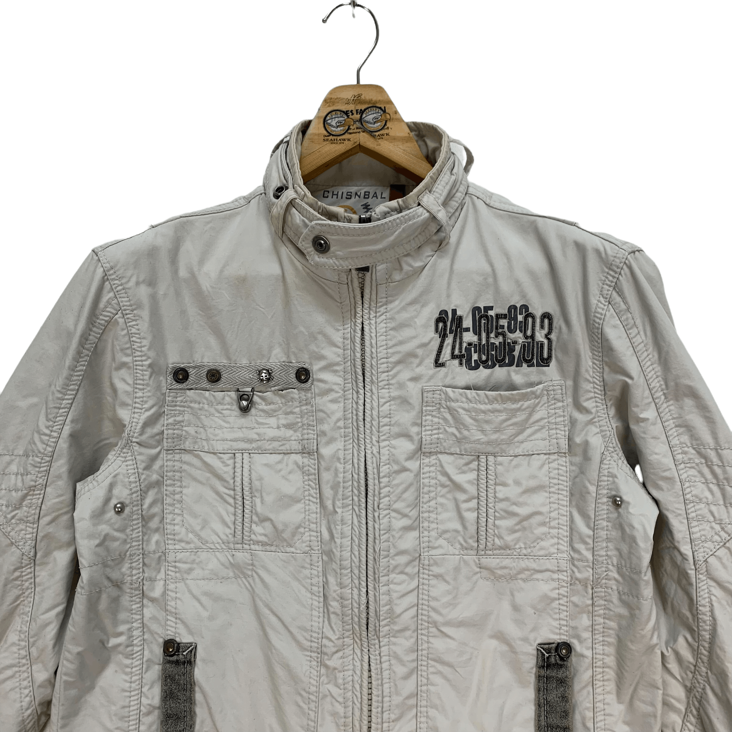Japanese Brand Chisnbal Fashion Design Multipocket Jacket #4119-143 Size US M / EU 48-50 / 2 - 2 Thumbnail