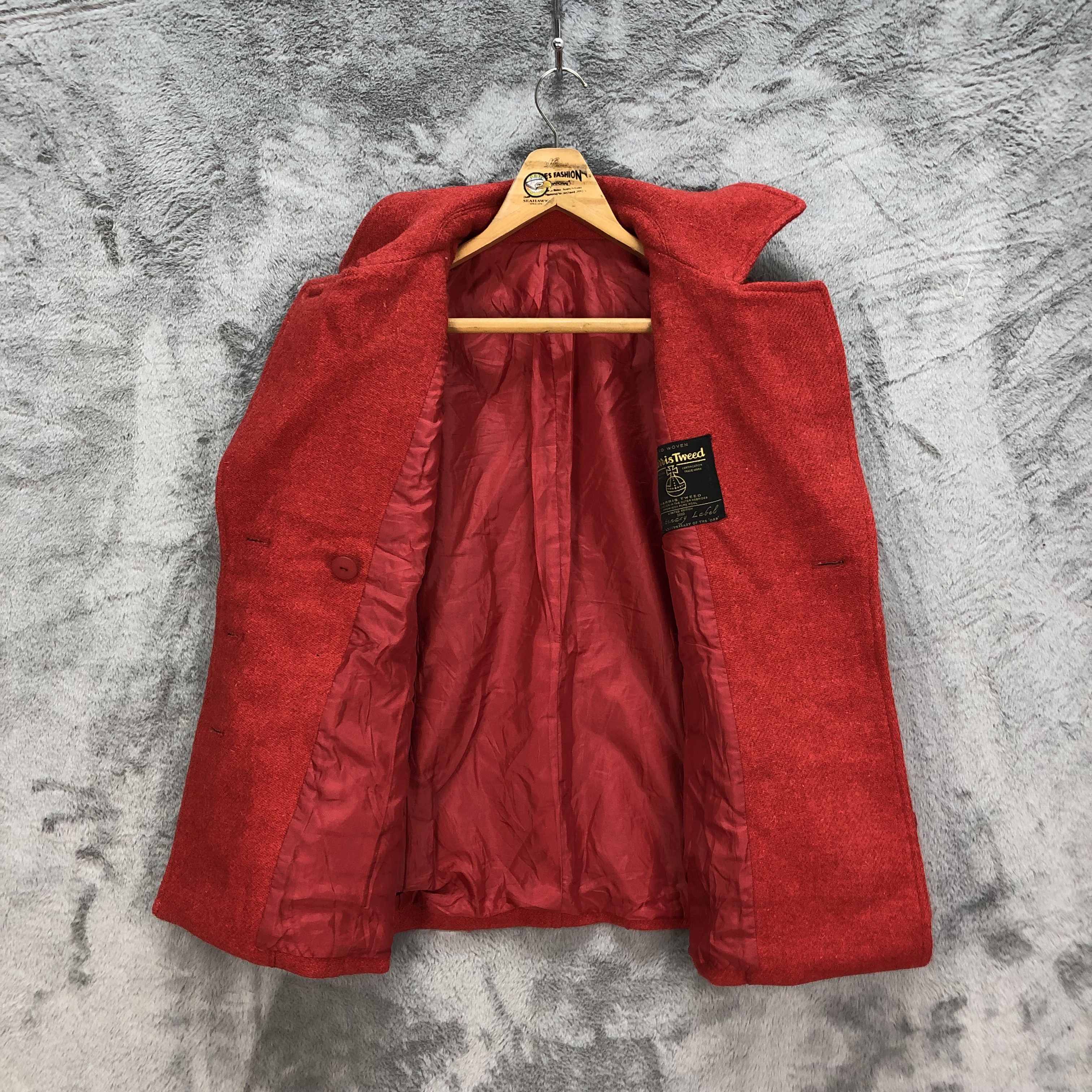Harris Tweed HARRIS TWEED LIMITED EDITION CENTENARY LABEL COAT #5996-217 Size M / US 6-8 / IT 42-44 - 7 Thumbnail
