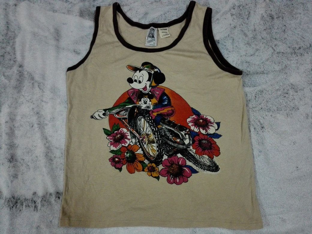image of ly Seen Vintage 60S 70's Mickey Mouse Kennington Usa in Yellow, Men's (Size Small)