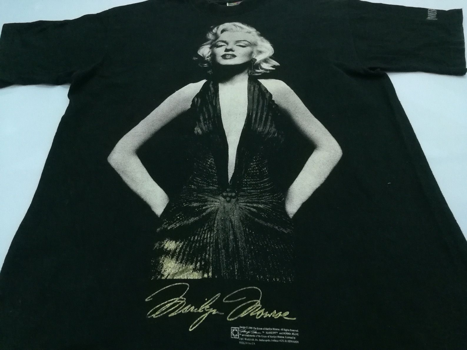 Star Of Hollywood Rare Vintage 1990s Marilyn Monroe Hollywood Tee Size US M / EU 48-50 / 2 - 2 Thumbnail