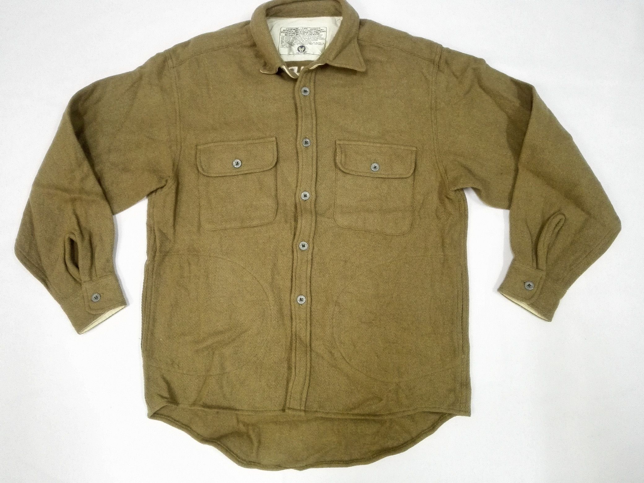 Avirex Rare Vintage Avirex USA Flannel Double Pocket Vietnam War Size US L / EU 52-54 / 3 - 3 Thumbnail