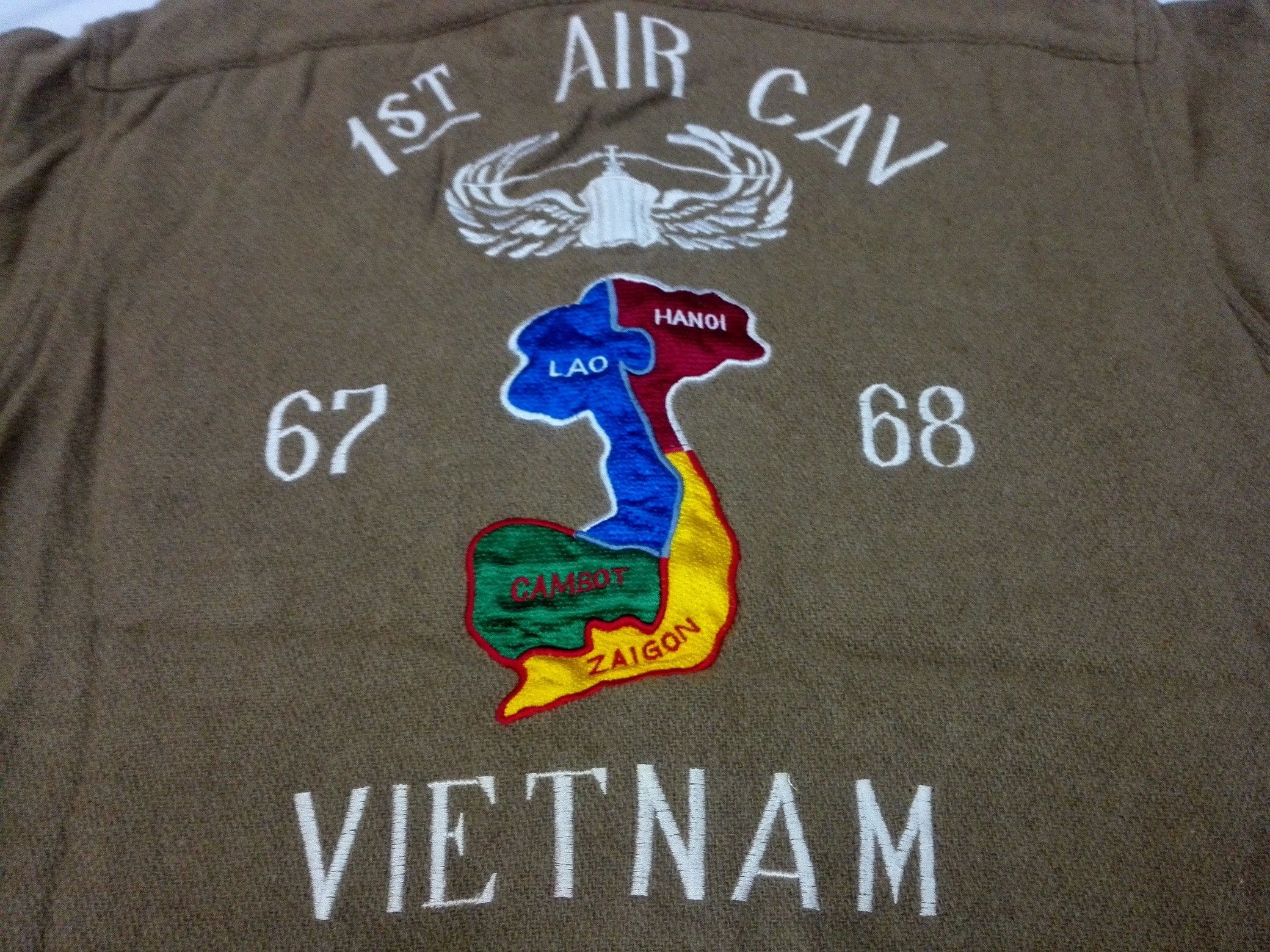 Avirex Rare Vintage Avirex USA Flannel Double Pocket Vietnam War Size US L / EU 52-54 / 3 - 2 Thumbnail