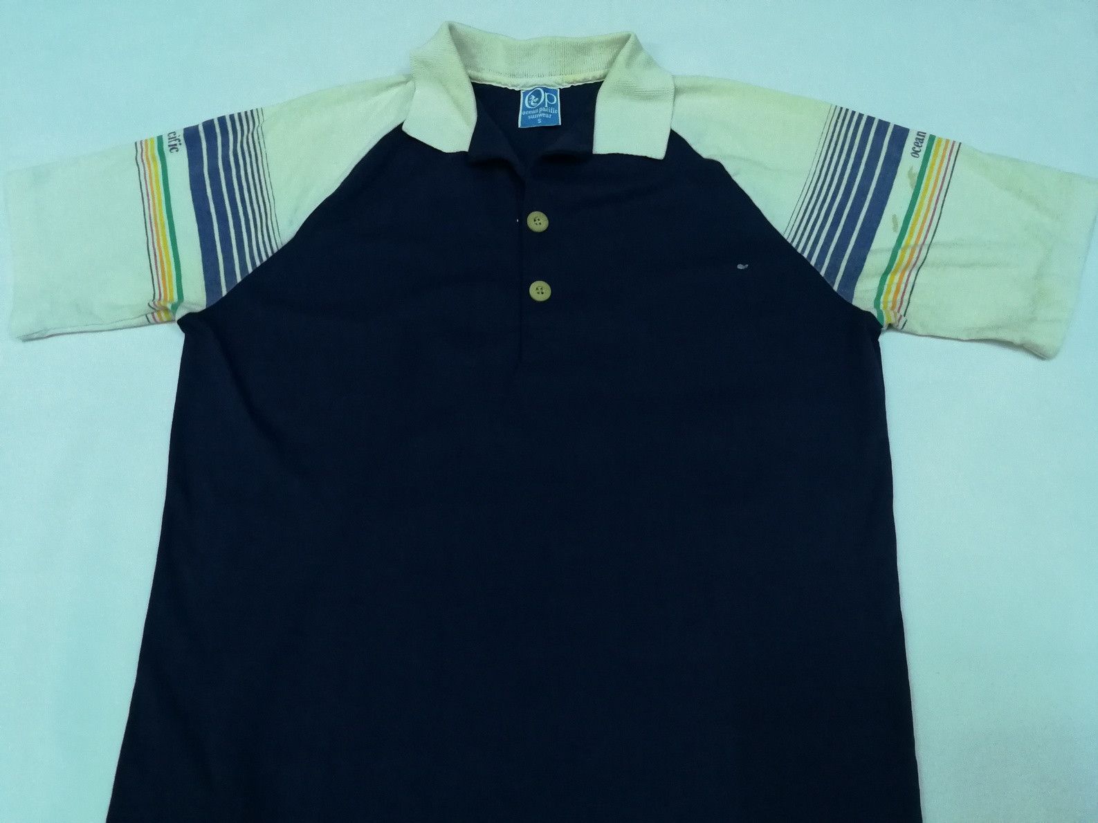 Ocean Pacific Rare Vintage OP OCEAN PACIFIC RAINBOW STRIPED Size US S / EU 44-46 / 1 - 2 Thumbnail