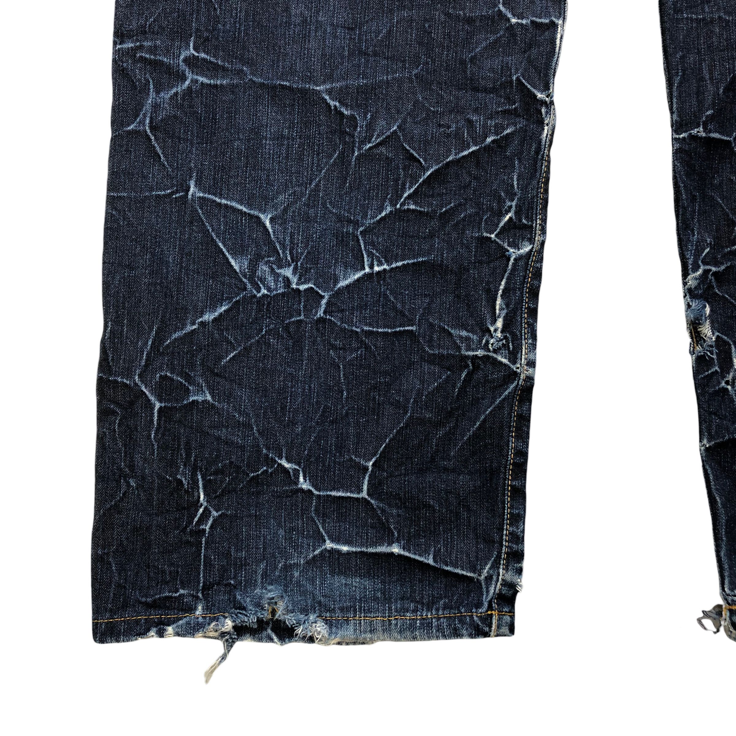 Paul Smith PAUL SMITH RED EAR 3D PRINT DENIM PANTS #6134-220 Size US 33 - 21 Thumbnail