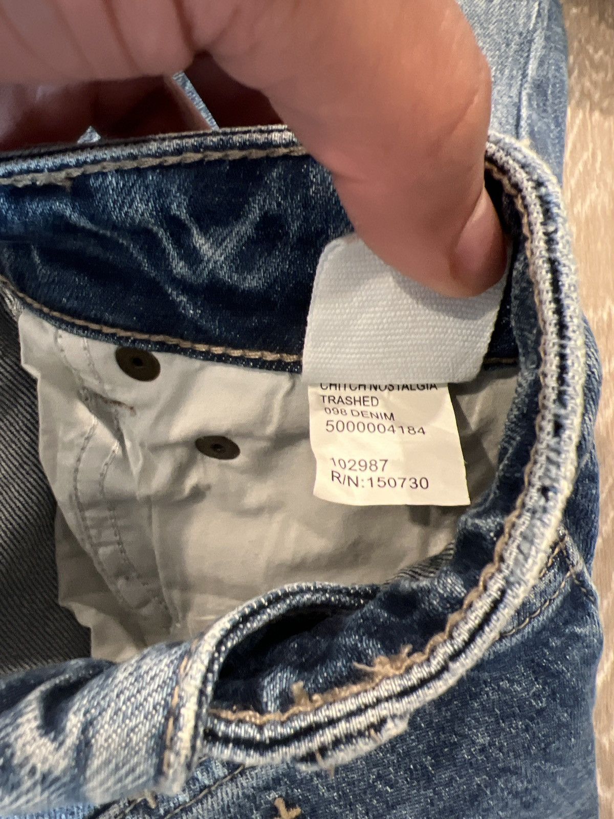 Designer × Ksubi Blue Distressed Ksubi Jeans Size US 29 - 6 Thumbnail
