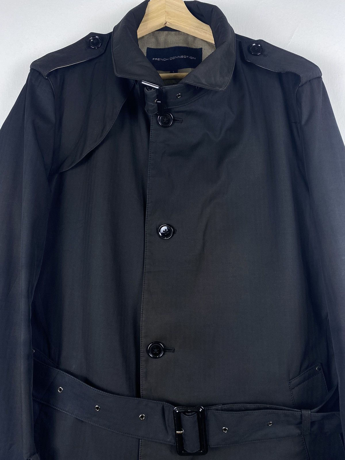 FCUK × French Connection OFFER 🔥 FRENCH CONNECTION FCUK LONG JACKET TRENCH COAT Size US L / EU 52-54 / 3 - 4 Thumbnail