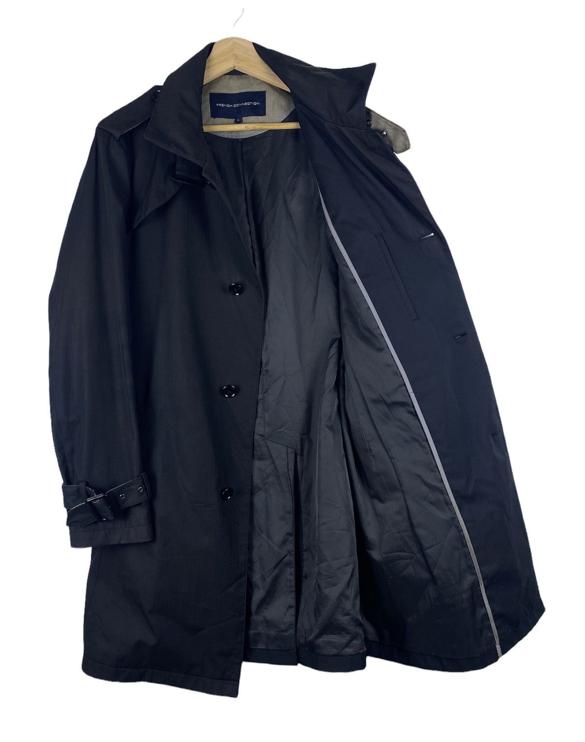FCUK × French Connection OFFER 🔥 FRENCH CONNECTION FCUK LONG JACKET TRENCH COAT Size US L / EU 52-54 / 3 - 2 Thumbnail