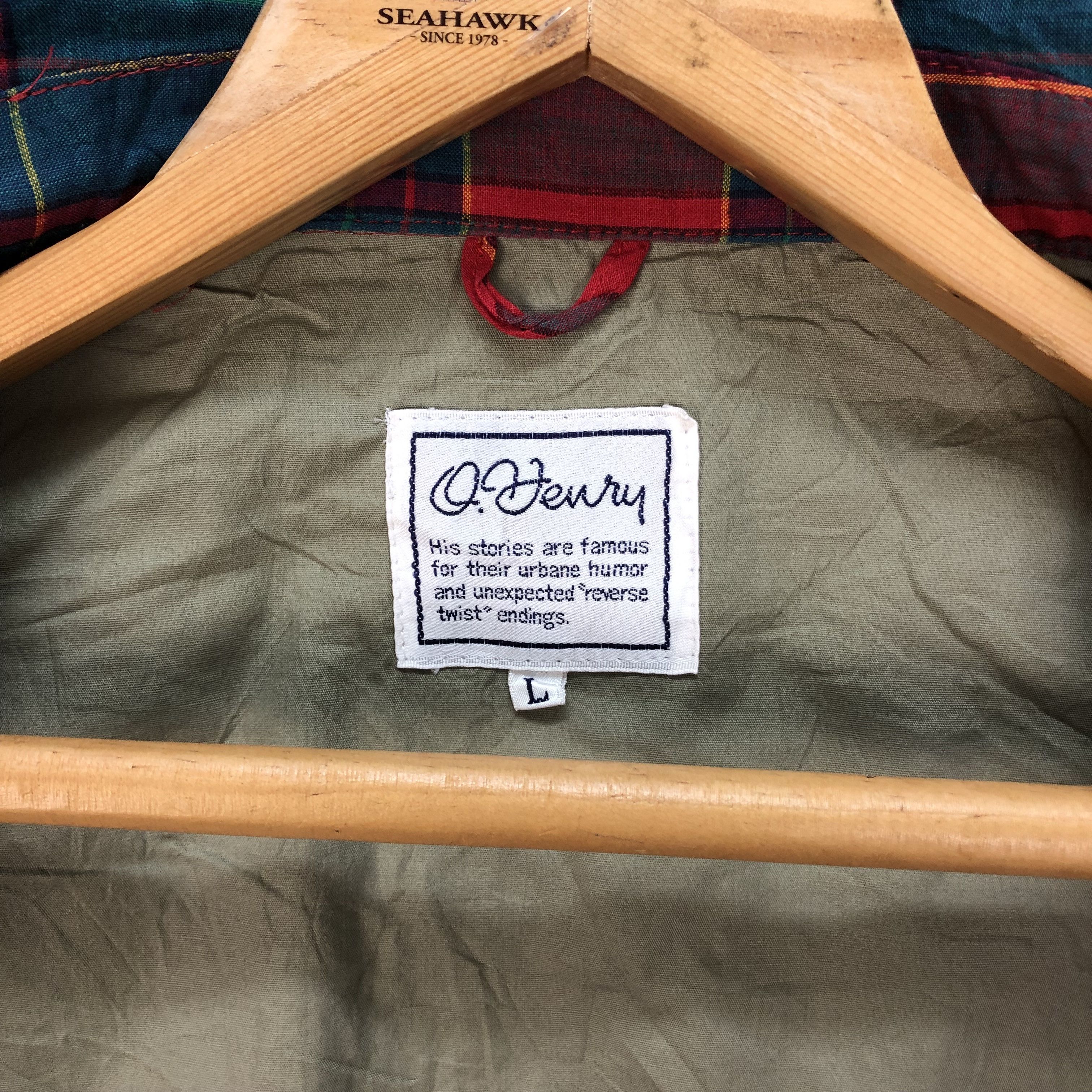 Japanese Brand O.HENRY Tartan Casual Jacket #4927-30 Size US L / EU 52-54 / 3 - 7 Thumbnail