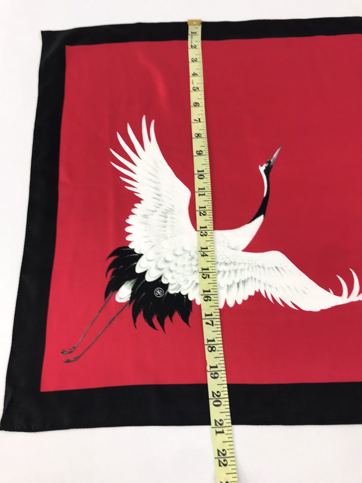 Other × Vintage Vintage Yumi Katsura Paris Handkerchief Pocket Square Crane Size ONE SIZE - 6 Thumbnail