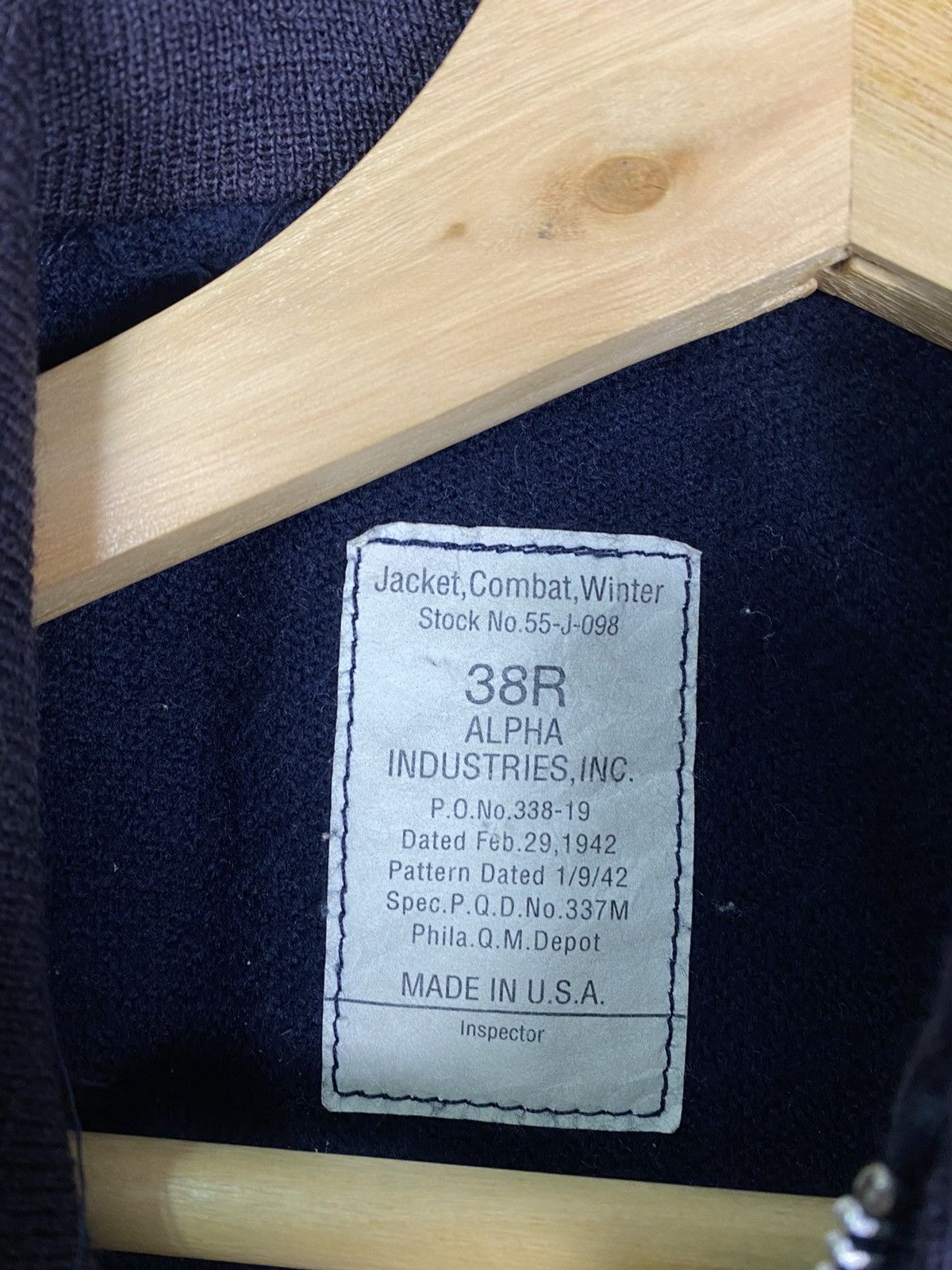 Alpha Industries Vintage Alpha Industries Inspector Combat Winter Jacket Size US L / EU 52-54 / 3 - 4 Thumbnail
