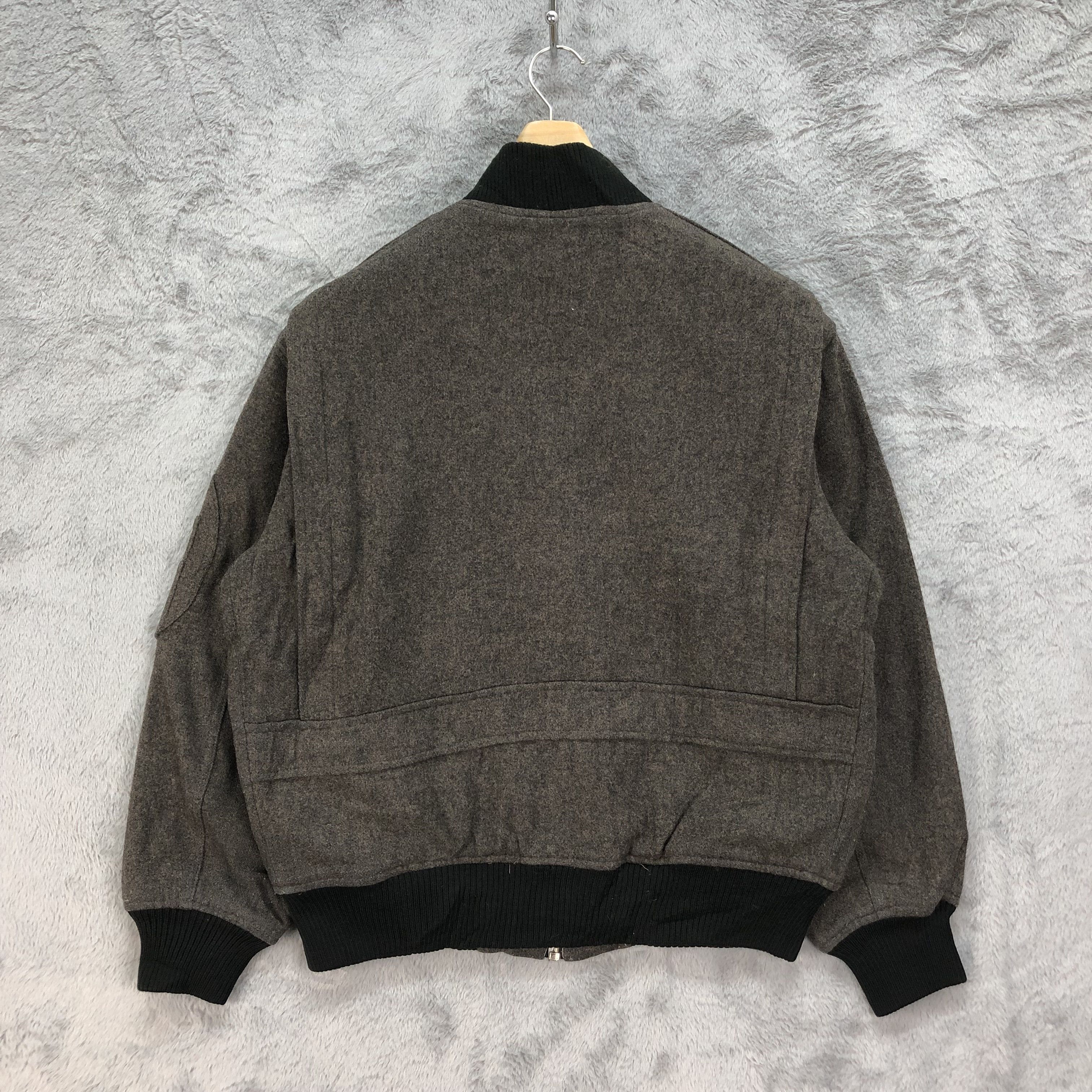 Vintage Vintage 90's BARSAS Wool Bomber Jacket #4804-171 Size US M / EU 48-50 / 2 - 13 Thumbnail
