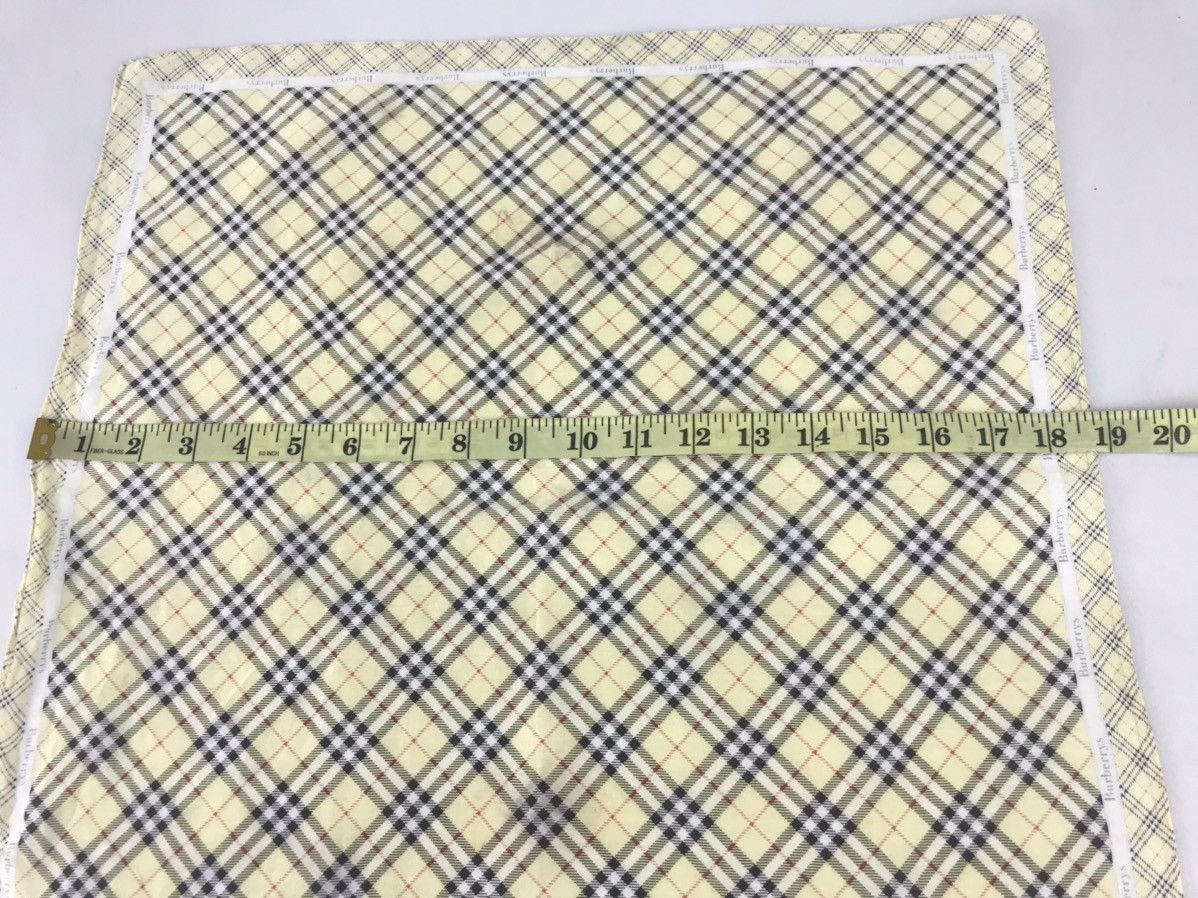 Designer Vintage Burberry Handkerchief Pocket Square Nova Checked Size ONE SIZE - 4 Thumbnail