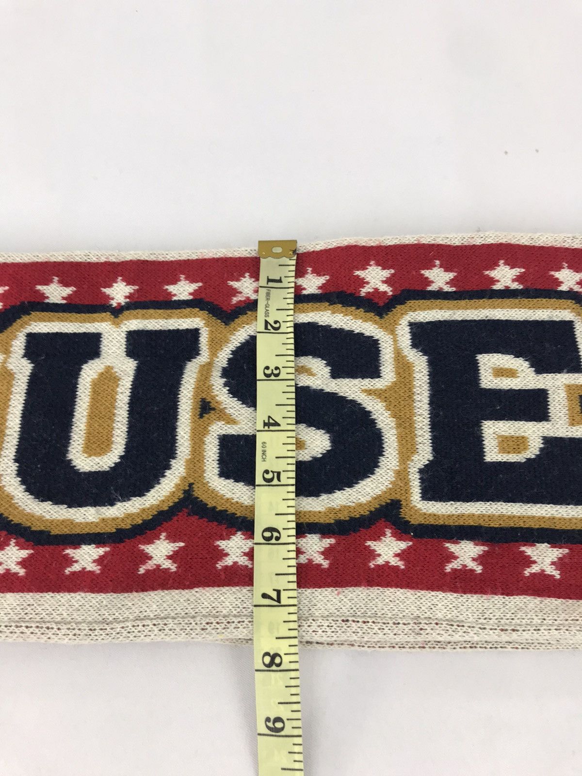 Disney × Mickey Mouse × Vintage Vintage Mickey Mouse Striped Star Muffler Scarf Luxury Size ONE SIZE - 9 Thumbnail