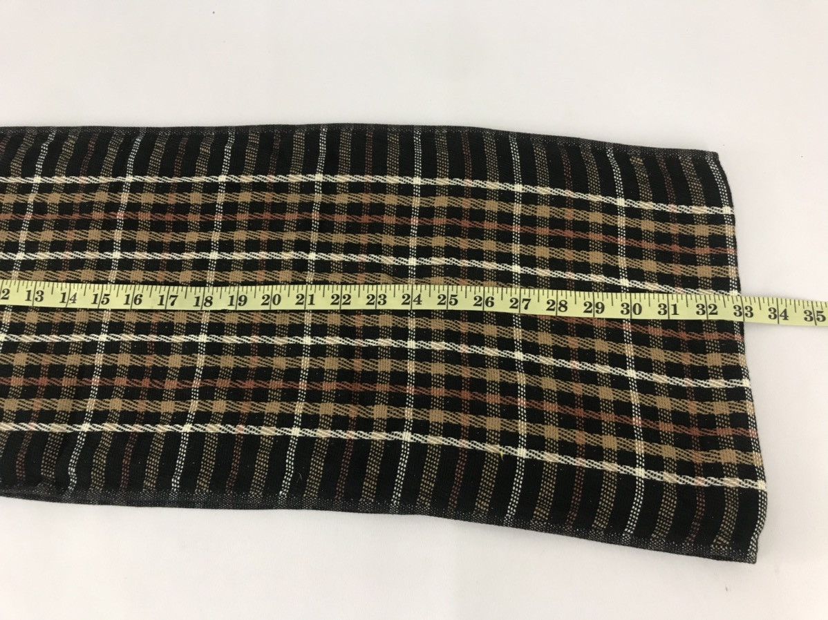 DAKS Vintage Daks London Plaid Checked Muffler Scarf Luxury Size ONE SIZE - 6 Thumbnail