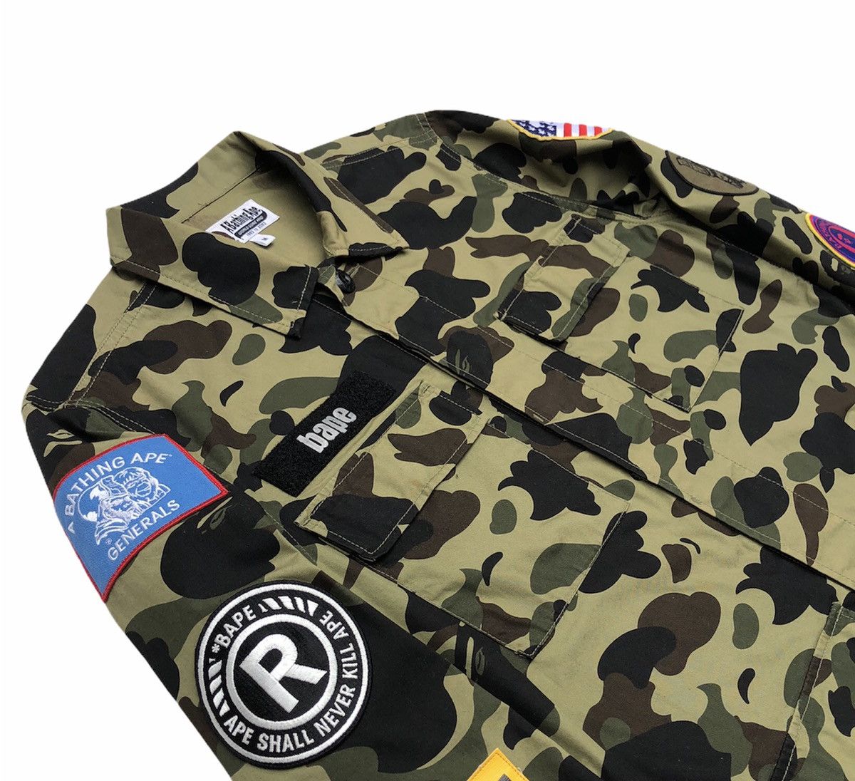 Bape 1st Camo Military Shirt Size US M / EU 48-50 / 2 - 12 Thumbnail