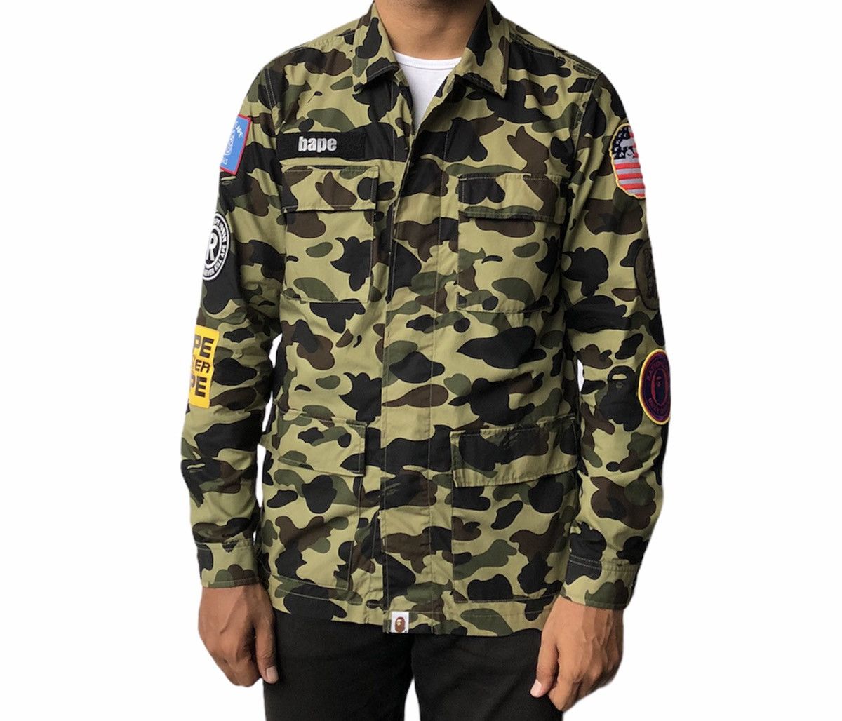 Bape 1st Camo Military Shirt Size US M / EU 48-50 / 2 - 2 Thumbnail