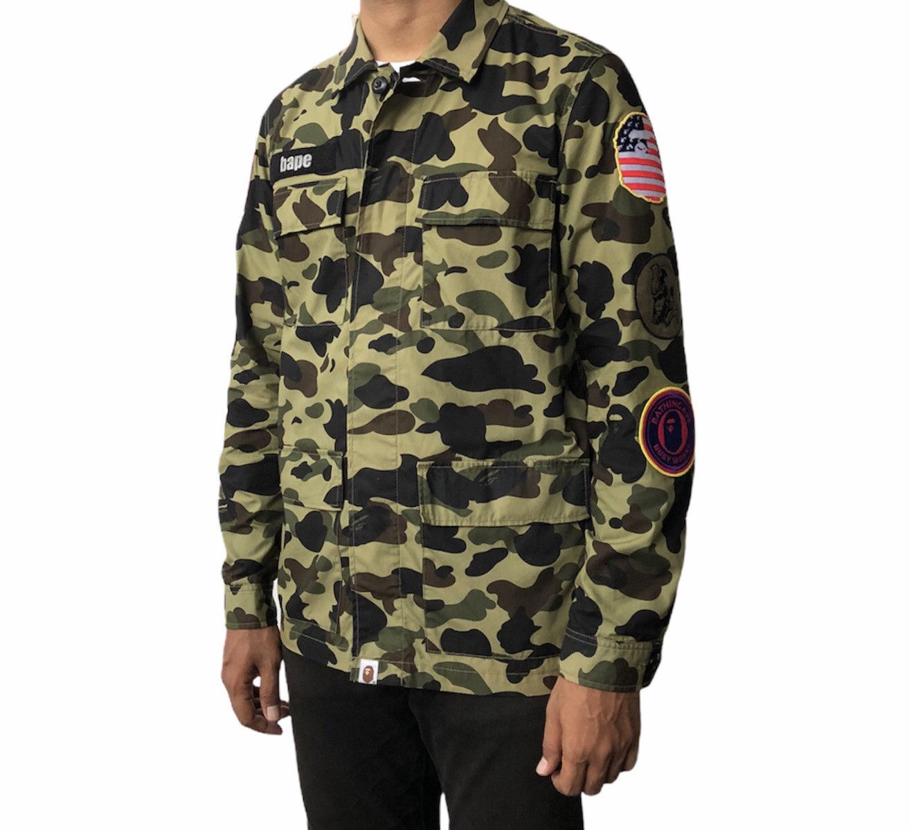 Bape 1st Camo Military Shirt Size US M / EU 48-50 / 2 - 3 Thumbnail