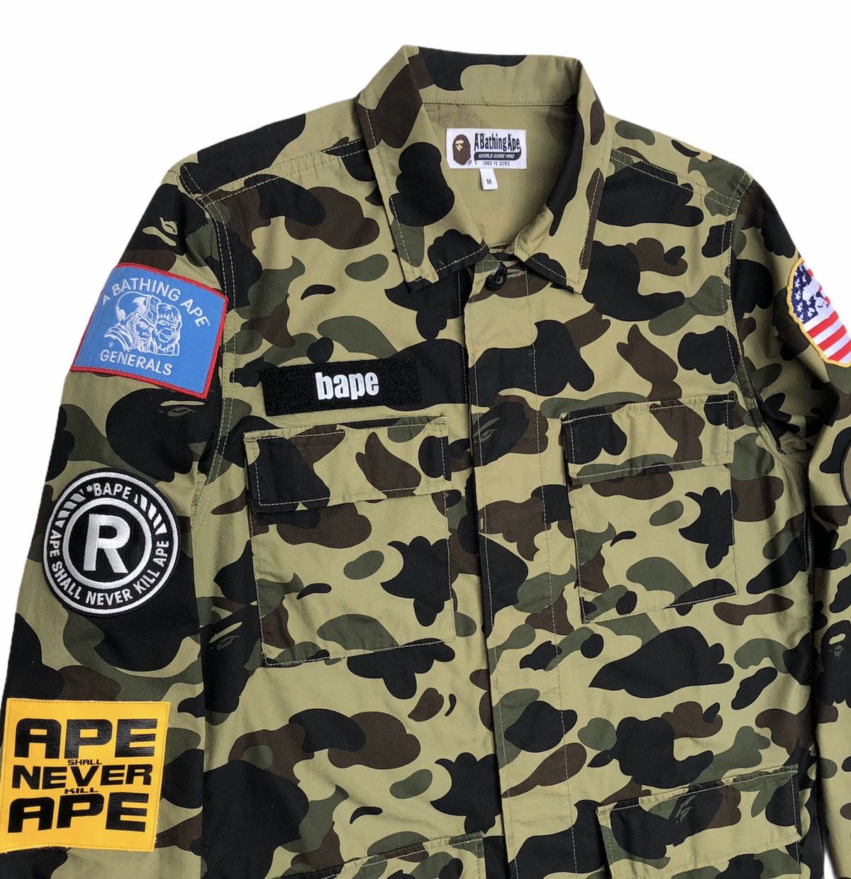 Bape 1st Camo Military Shirt Size US M / EU 48-50 / 2 - 10 Thumbnail