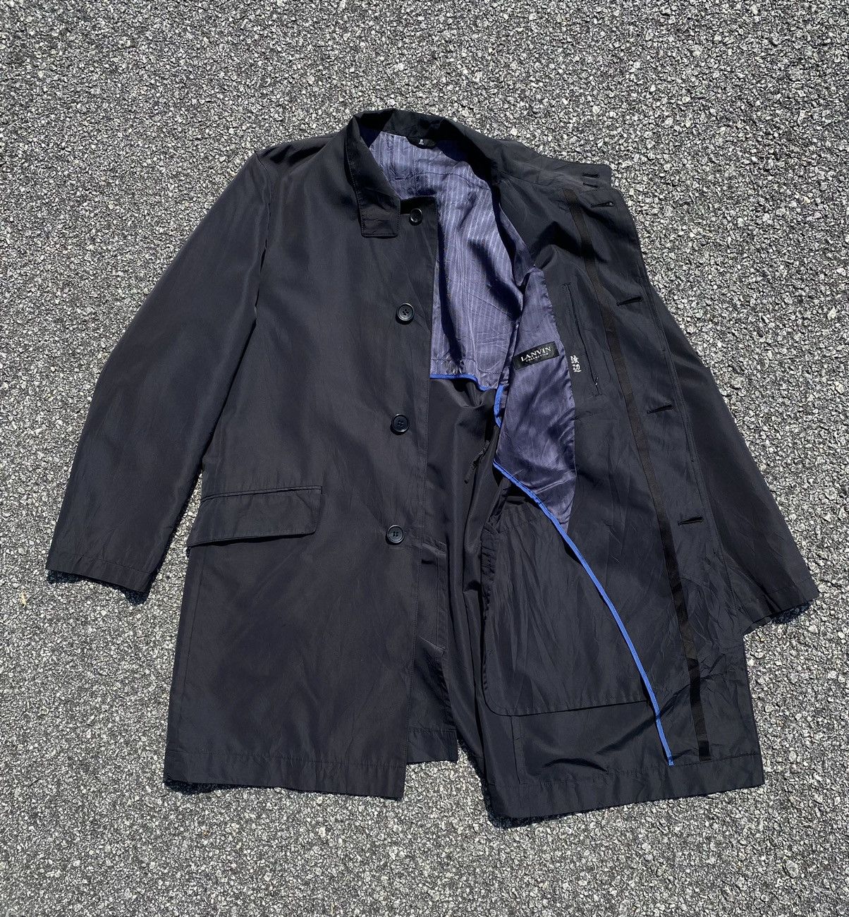 Designer × Lanvin × Vintage Vintage Lanvin Paris Collection Long Coats Long Jacket Size US L / EU 52-54 / 3 - 5 Thumbnail