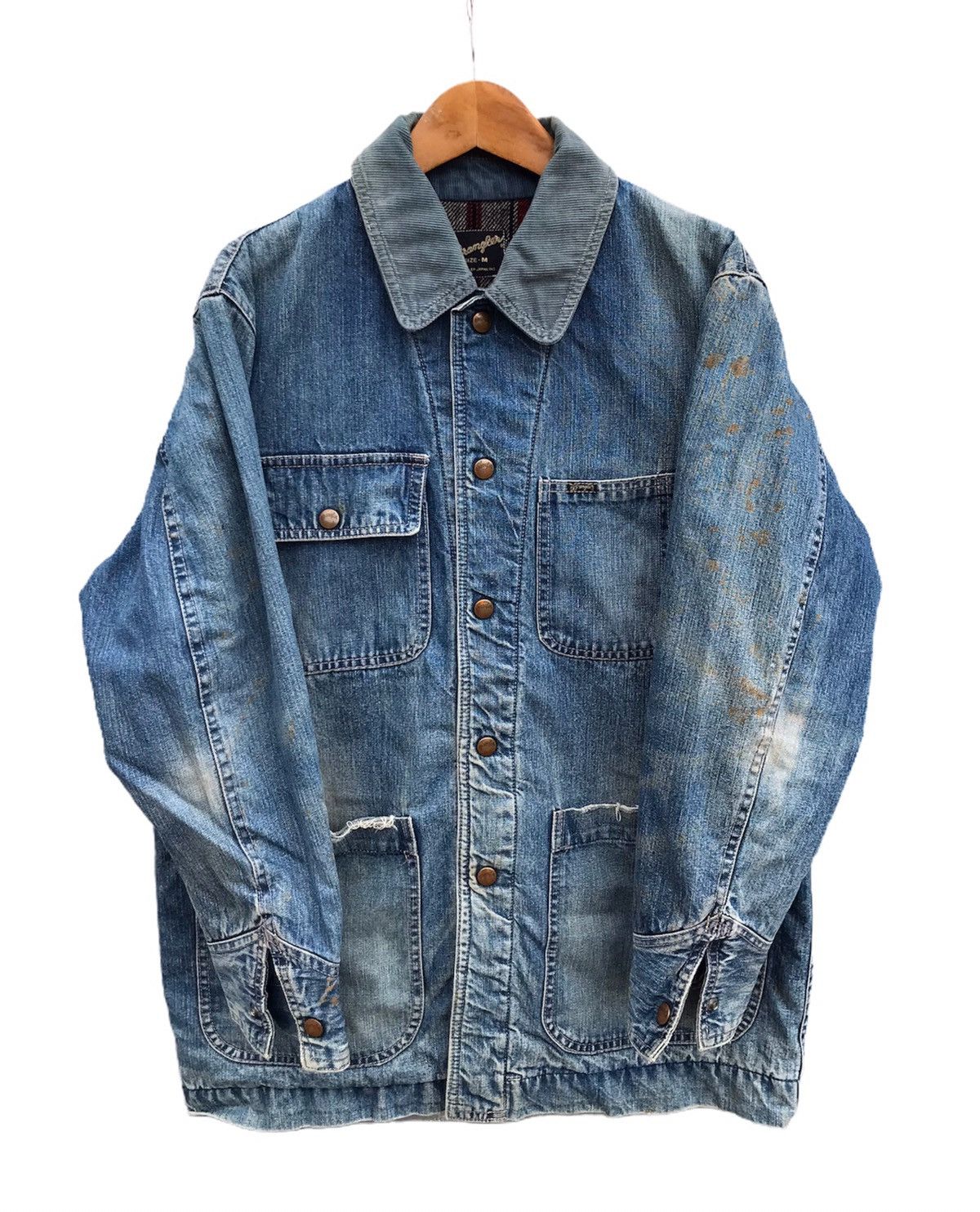 Vintage Vintage 70s Wrangler blanket worker jacket Size US L / EU 52-54 / 3 - 1 Thumbnail