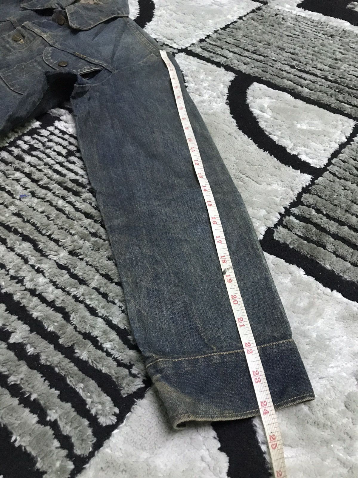 Vintage Vtg 80s Wrangler rusty wash trucker denim jacket Size US M / EU 48-50 / 2 - 13 Thumbnail