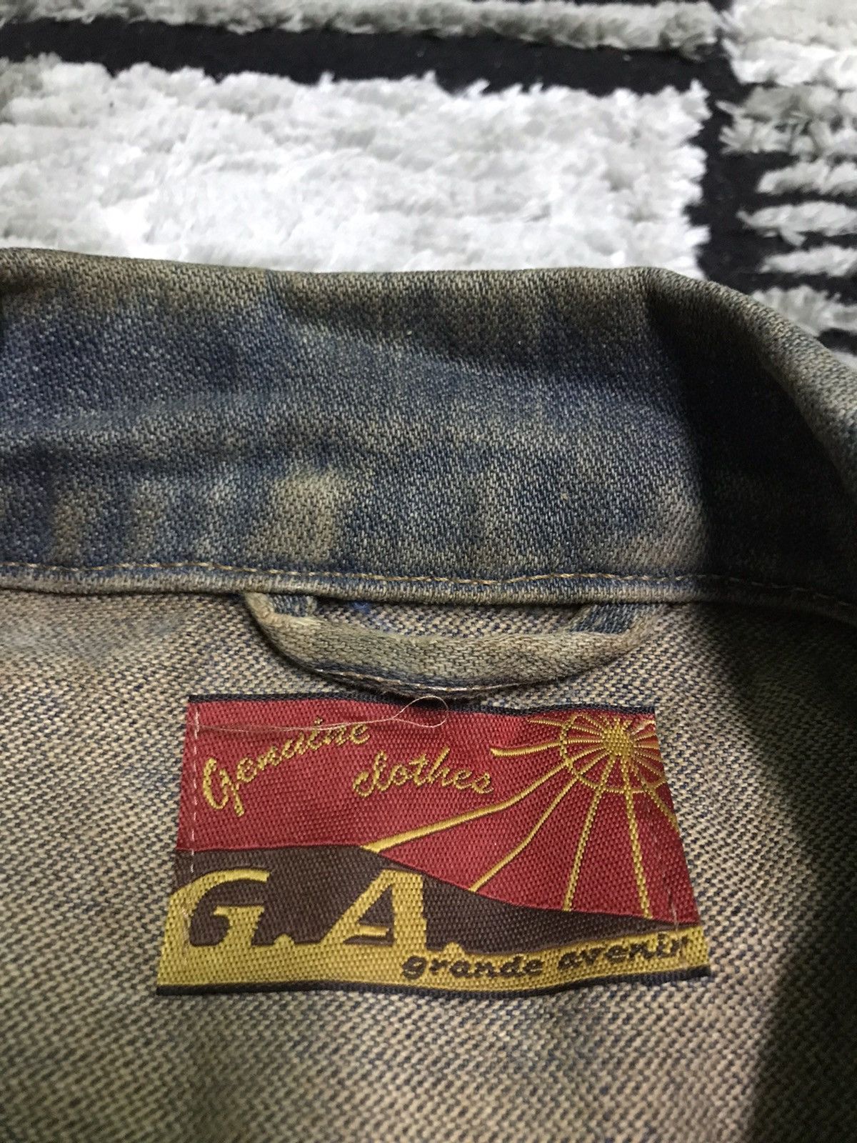 Vintage Vtg 80s Wrangler rusty wash trucker denim jacket Size US M / EU 48-50 / 2 - 5 Thumbnail