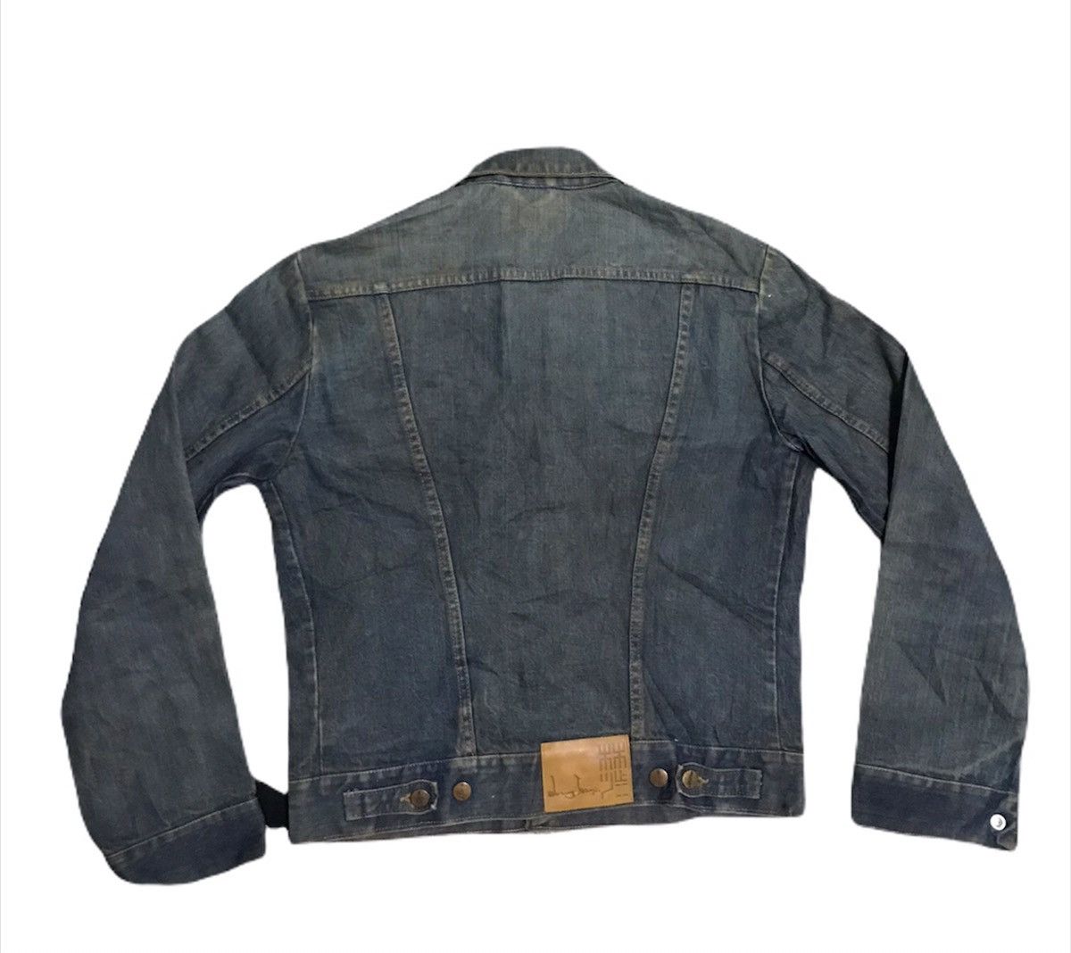 Vintage Vtg 80s Wrangler rusty wash trucker denim jacket Size US M / EU 48-50 / 2 - 4 Thumbnail