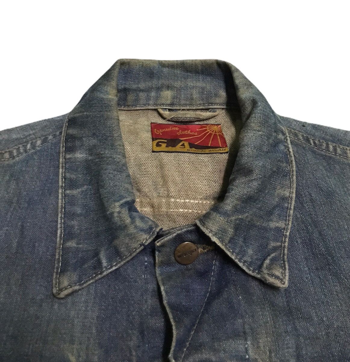 Vintage Vtg 80s Wrangler rusty wash trucker denim jacket Size US M / EU 48-50 / 2 - 2 Thumbnail