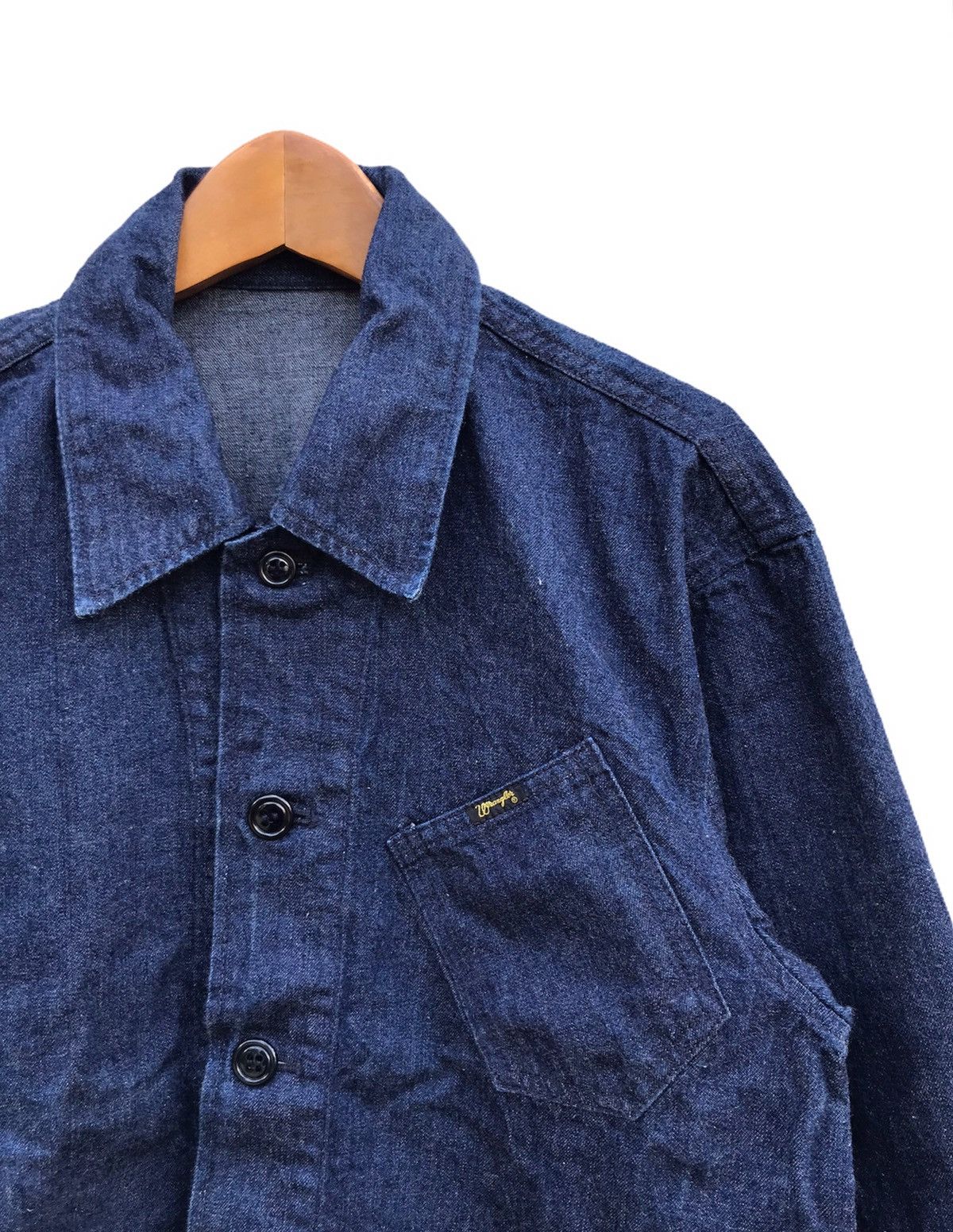 Vintage Vintage 80s wrangler chore denim jacket Size US M / EU 48-50 / 2 - 2 Thumbnail