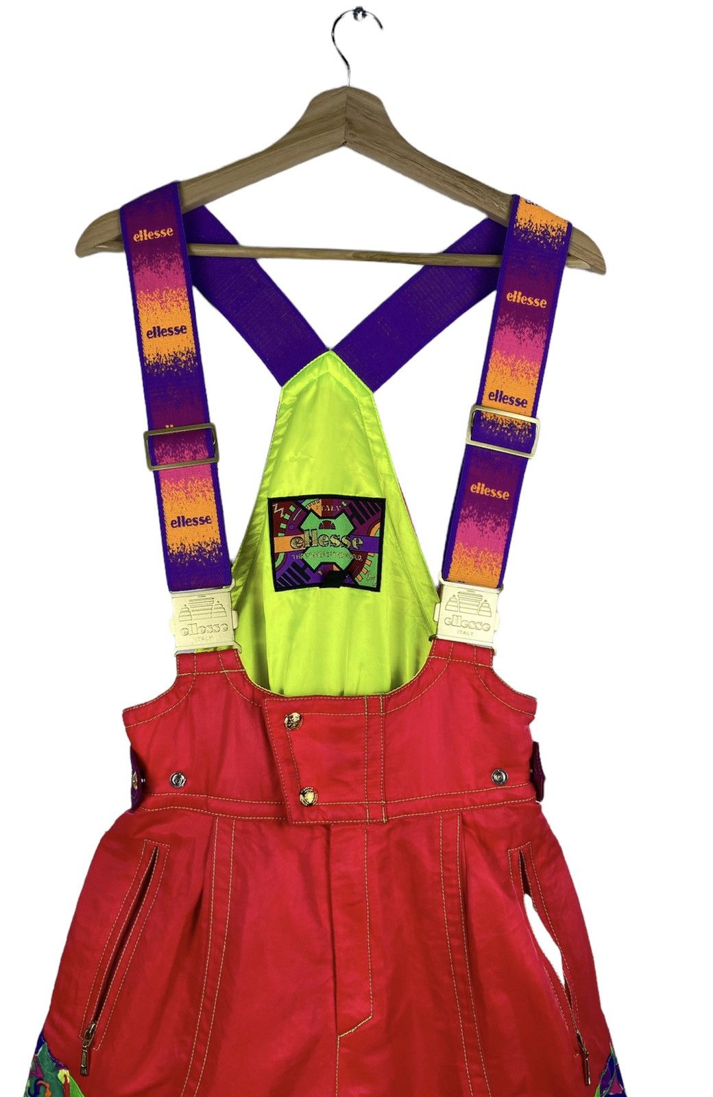 Ellesse OFFER 🔥 Vintage Ellesse Ski Suit Winter Overall Size 26" / US 2 / IT 38 - 2 Thumbnail