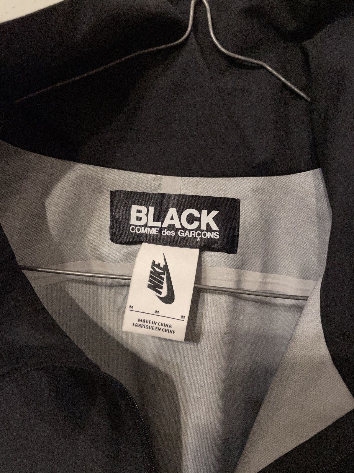 Comme des Garcons × Nike Comme Des Garçons Black Nike Half Zip Pullover Size US M / EU 48-50 / 2 - 3 Thumbnail