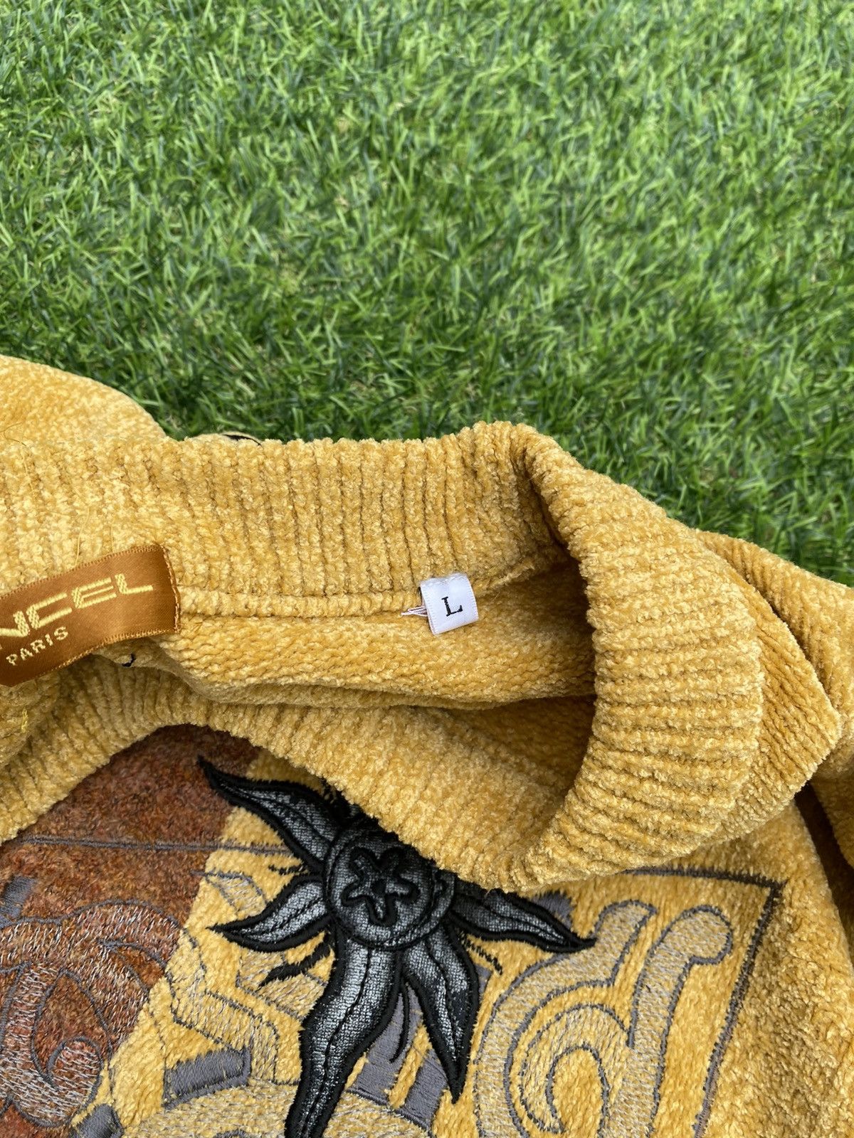 Lancel SHOOT 🔥 Vintage Colour Block Embroidery Lancel Sweatshirt Size US L / EU 52-54 / 3 - 5 Thumbnail