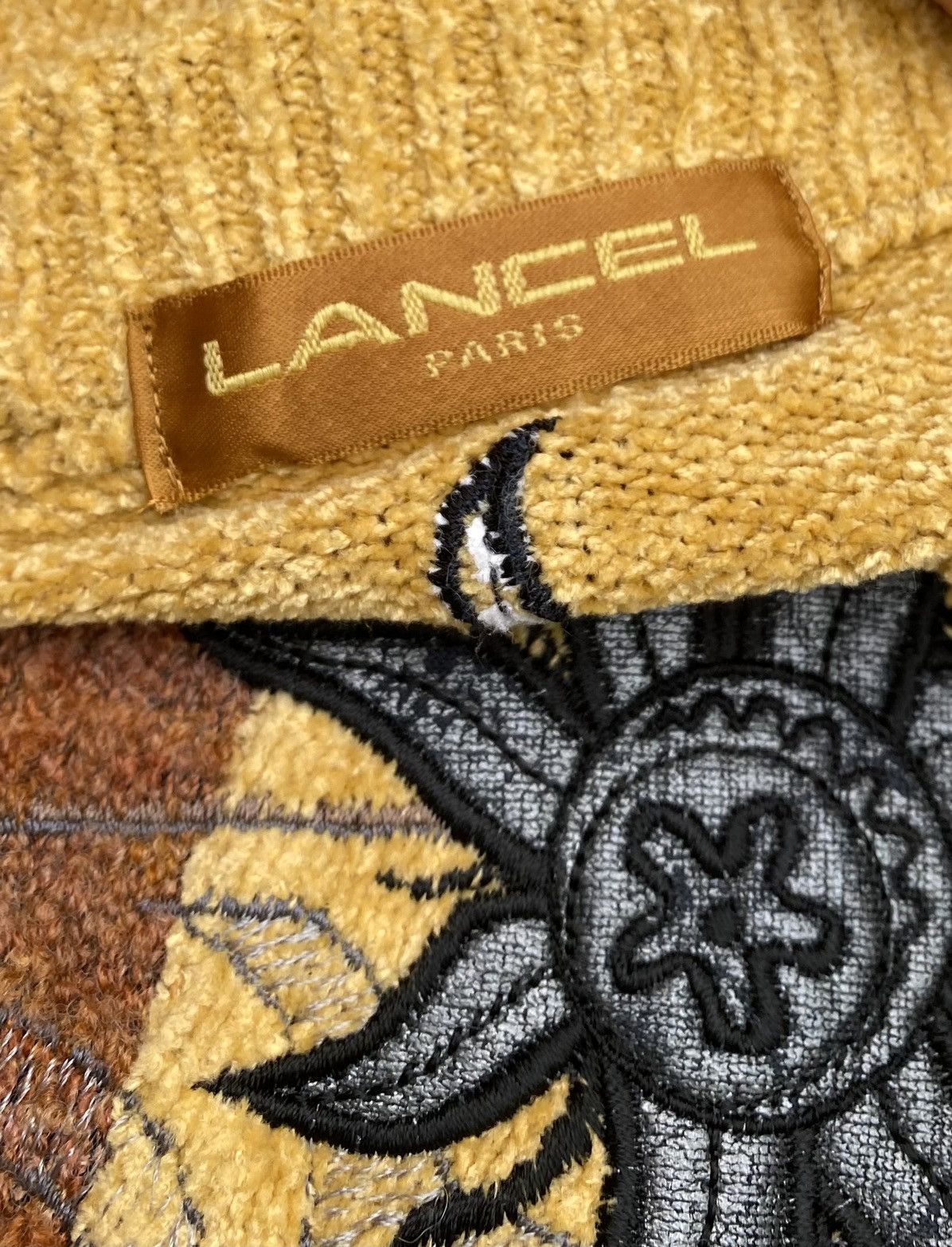 Lancel SHOOT 🔥 Vintage Colour Block Embroidery Lancel Sweatshirt Size US L / EU 52-54 / 3 - 4 Thumbnail