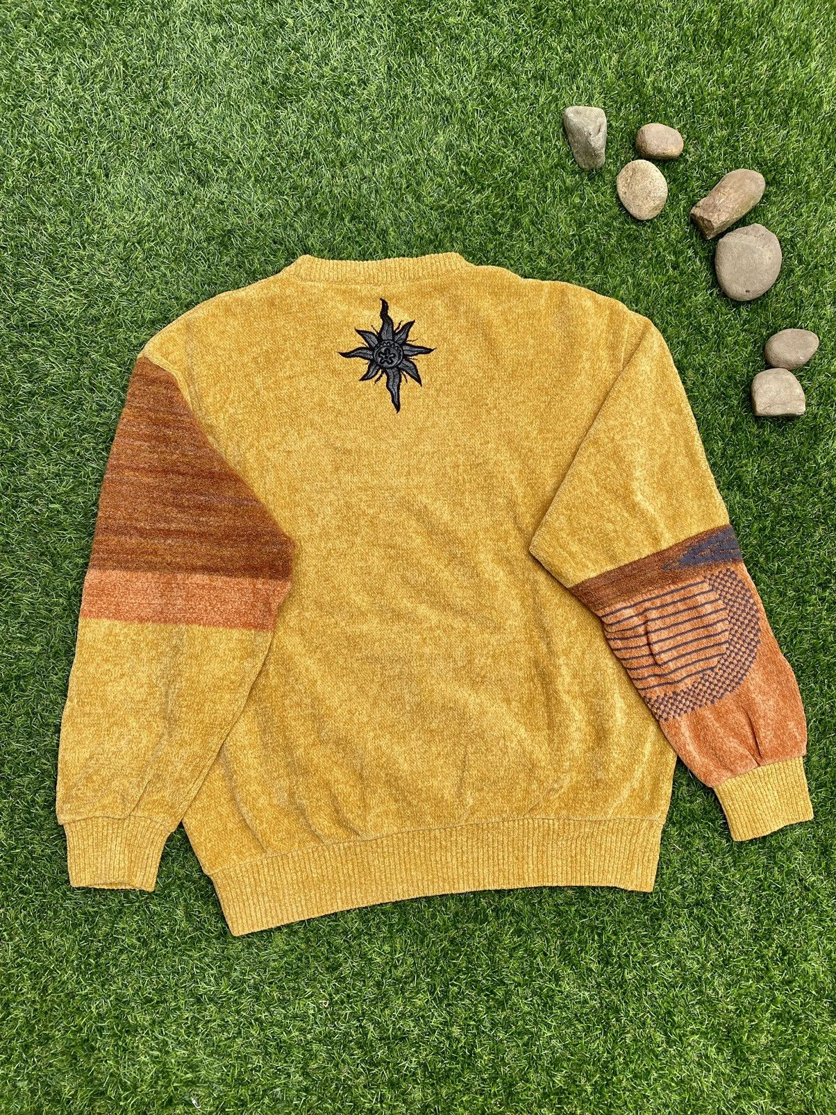 Lancel SHOOT 🔥 Vintage Colour Block Embroidery Lancel Sweatshirt Size US L / EU 52-54 / 3 - 9 Thumbnail
