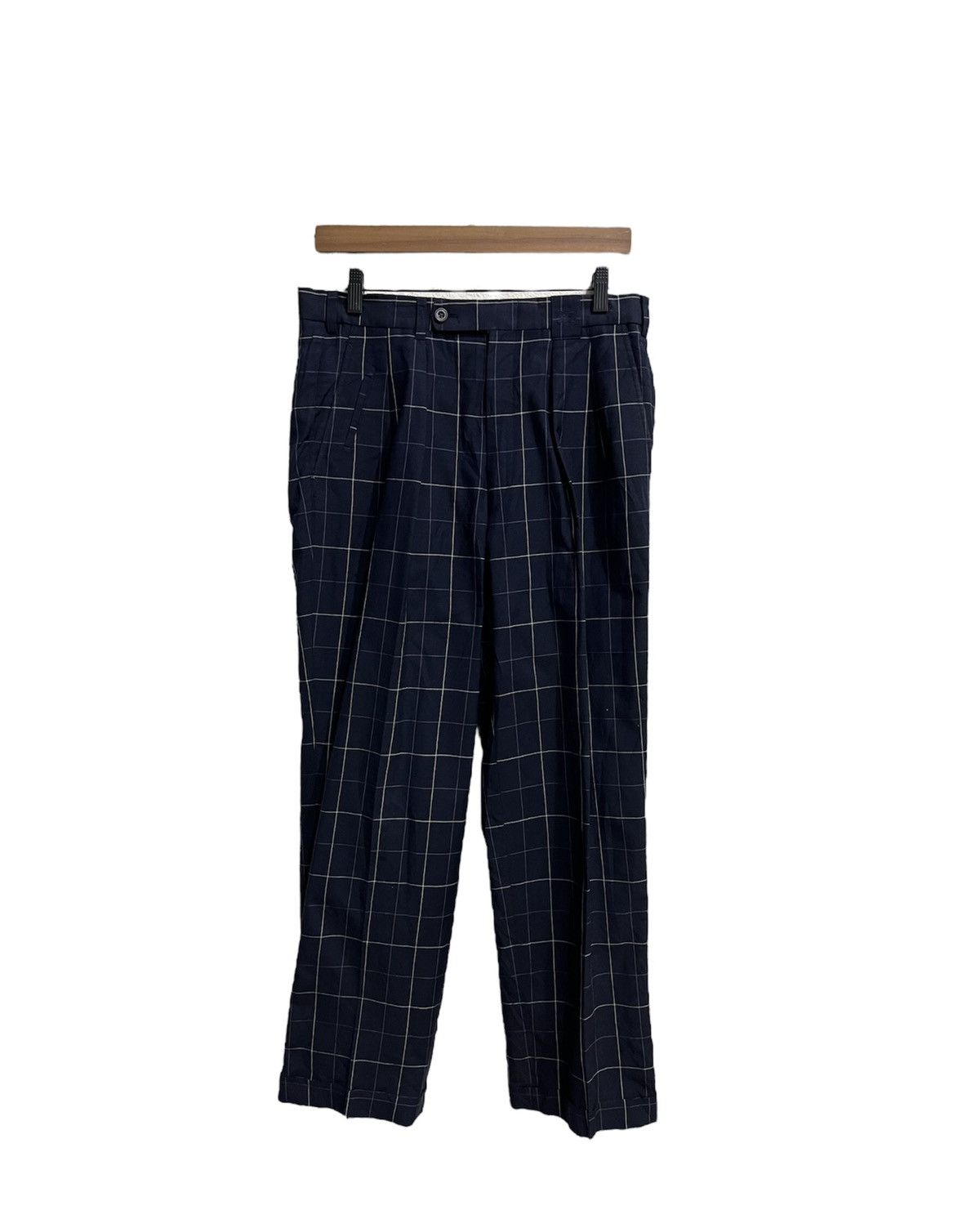 Burberry Gold Plaid Pants main image 1