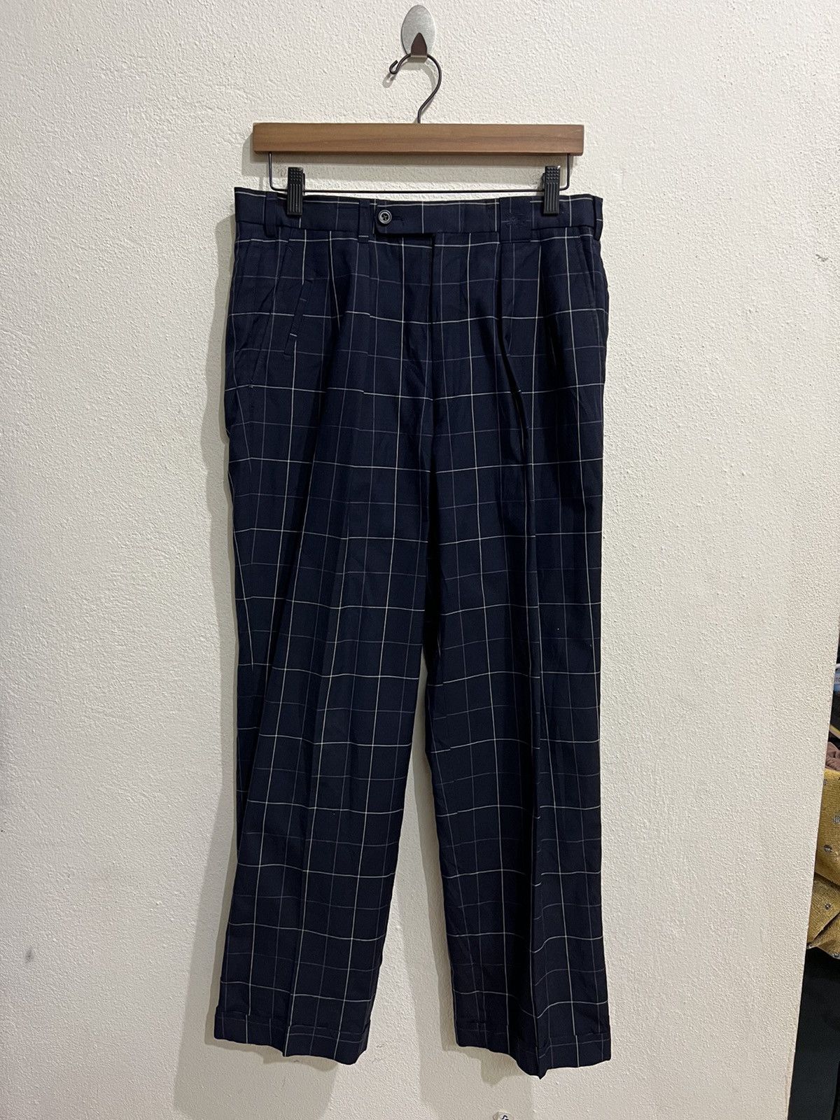 Burberry Vintage Burberry’s Plaid tartan Pant Size US 31 - 2 Thumbnail