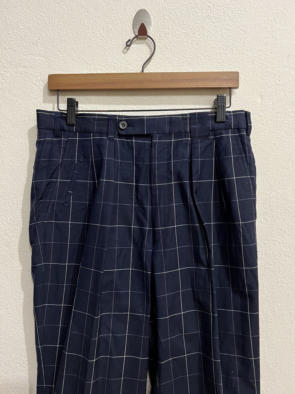 Burberry Vintage Burberry’s Plaid tartan Pant Size US 31 - 3 Thumbnail