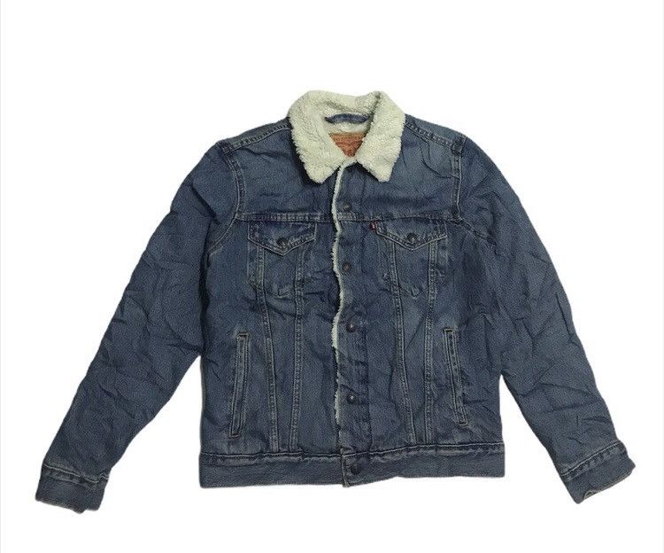 Levi's Levis Sherpa denim trucker jacket Size US S / EU 44-46 / 1 - 6 Thumbnail