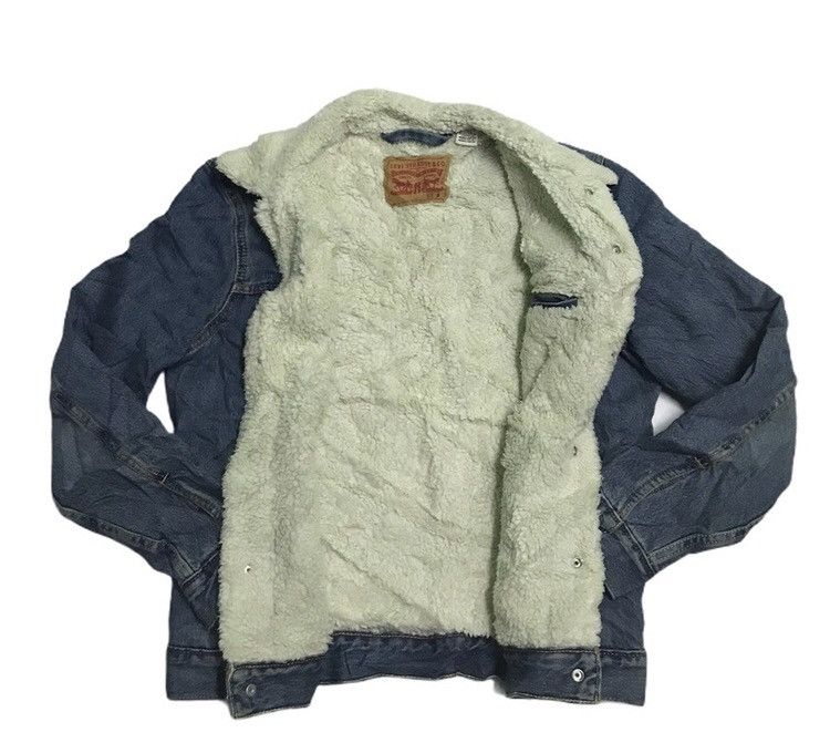 Levi's Levis Sherpa denim trucker jacket Size US S / EU 44-46 / 1 - 2 Thumbnail