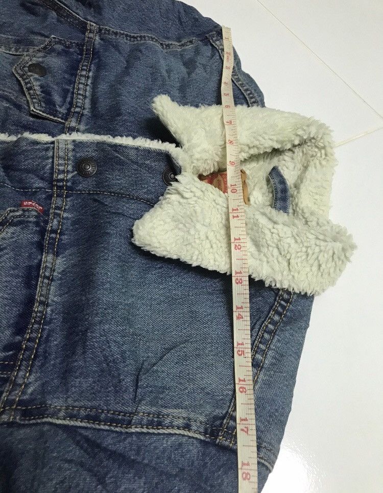 Levi's Levis Sherpa denim trucker jacket Size US S / EU 44-46 / 1 - 9 Thumbnail