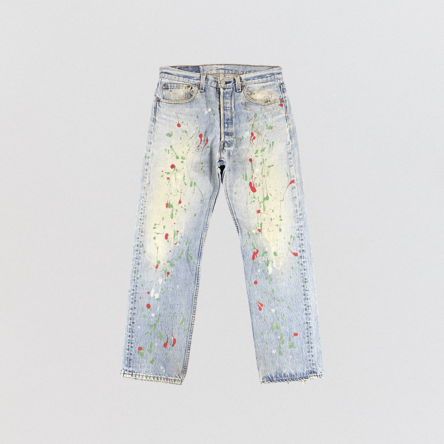 Retro Levi's Jeans, buy White Paint Splatter, #2132