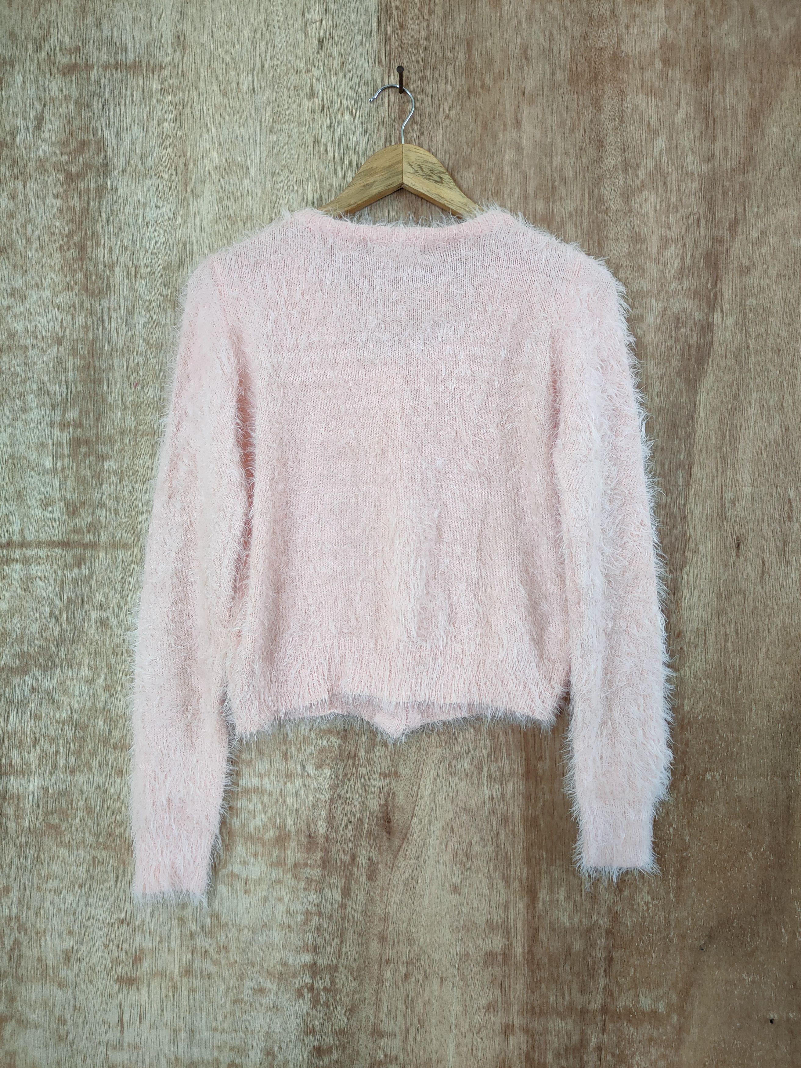Cartoon Network D Hello Kitty X Sorridere mohair fur knitwear shaggy #46-554 Size S / US 4 / IT 40 - 11 Thumbnail
