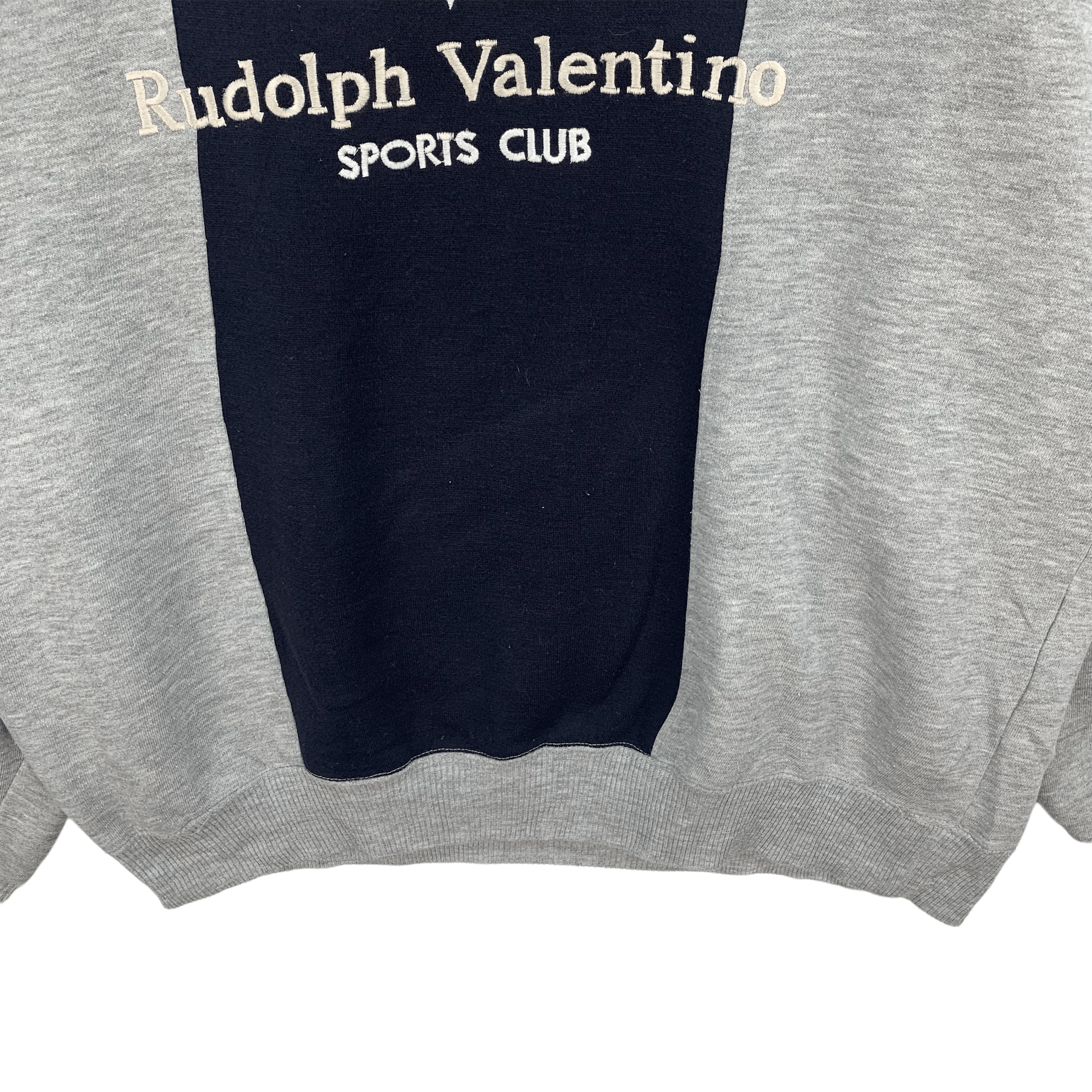 Japanese Brand Rudolph Valentino Sport Club Big Logo Sweatshirt #3739-130 Size US M / EU 48-50 / 2 - 3 Thumbnail