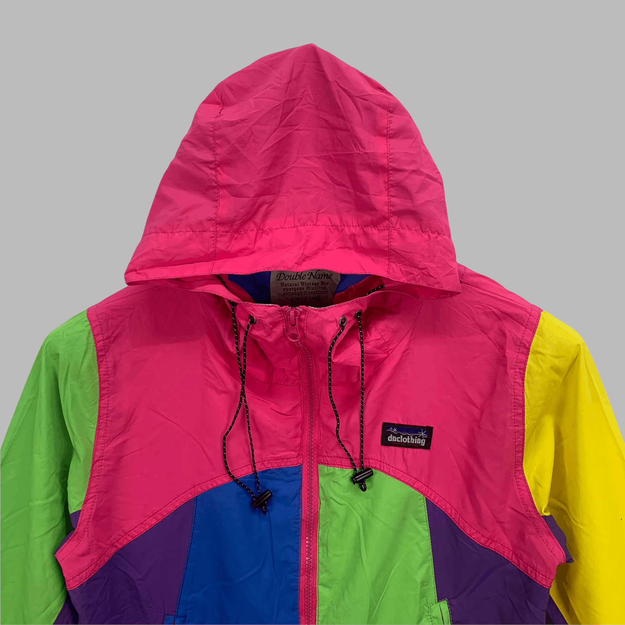Japanese Brand Double Name Natural Multicolor Light Jacket #3734-130 Size US S / EU 44-46 / 1 - 2 Thumbnail